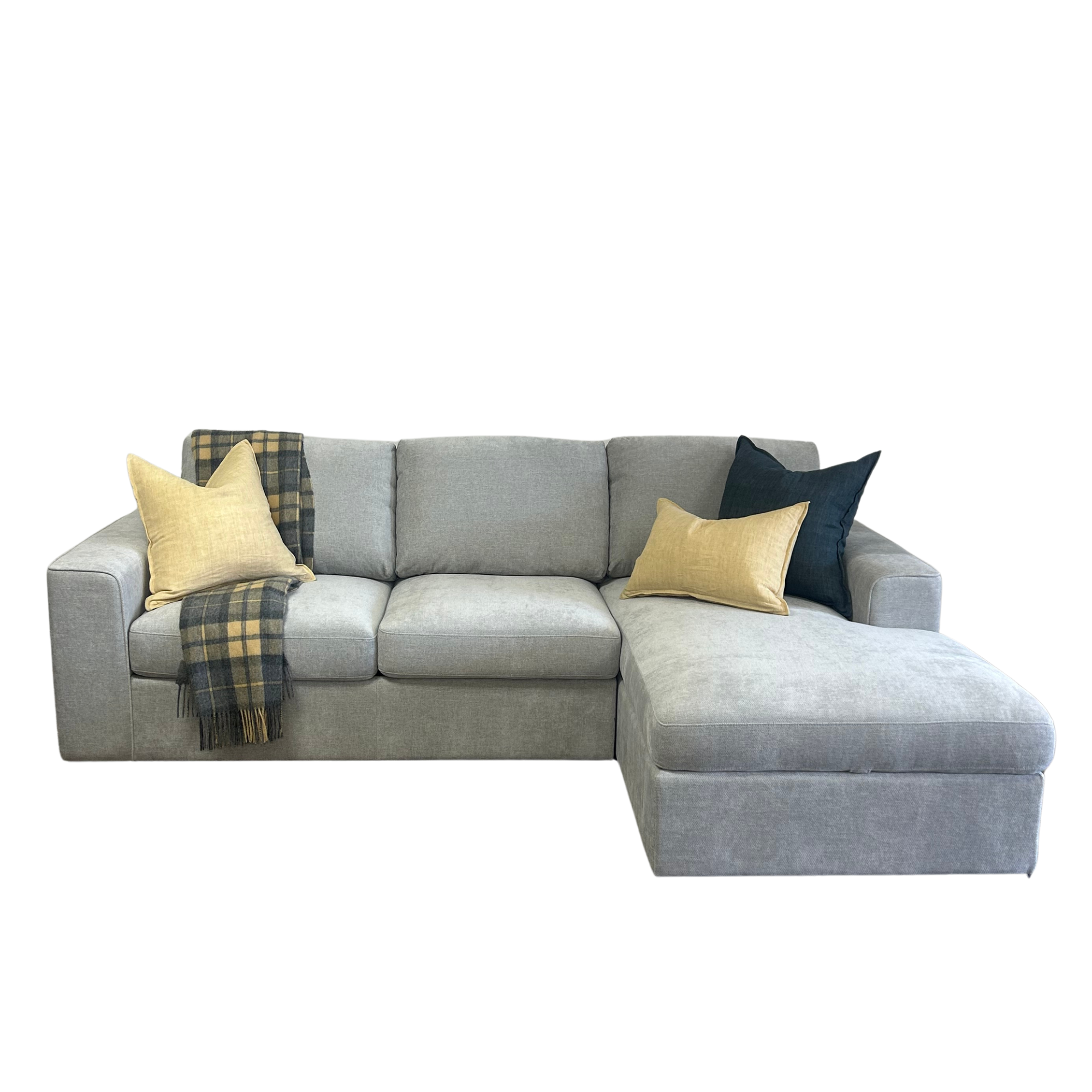 Sloan Chaise with Sofa Bed & Storage | Fifty Shades