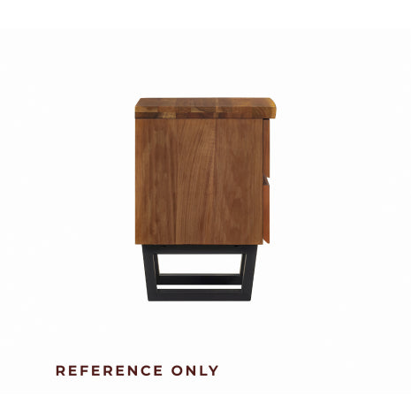 LIVE-EDGE BEDSIDE CABINET