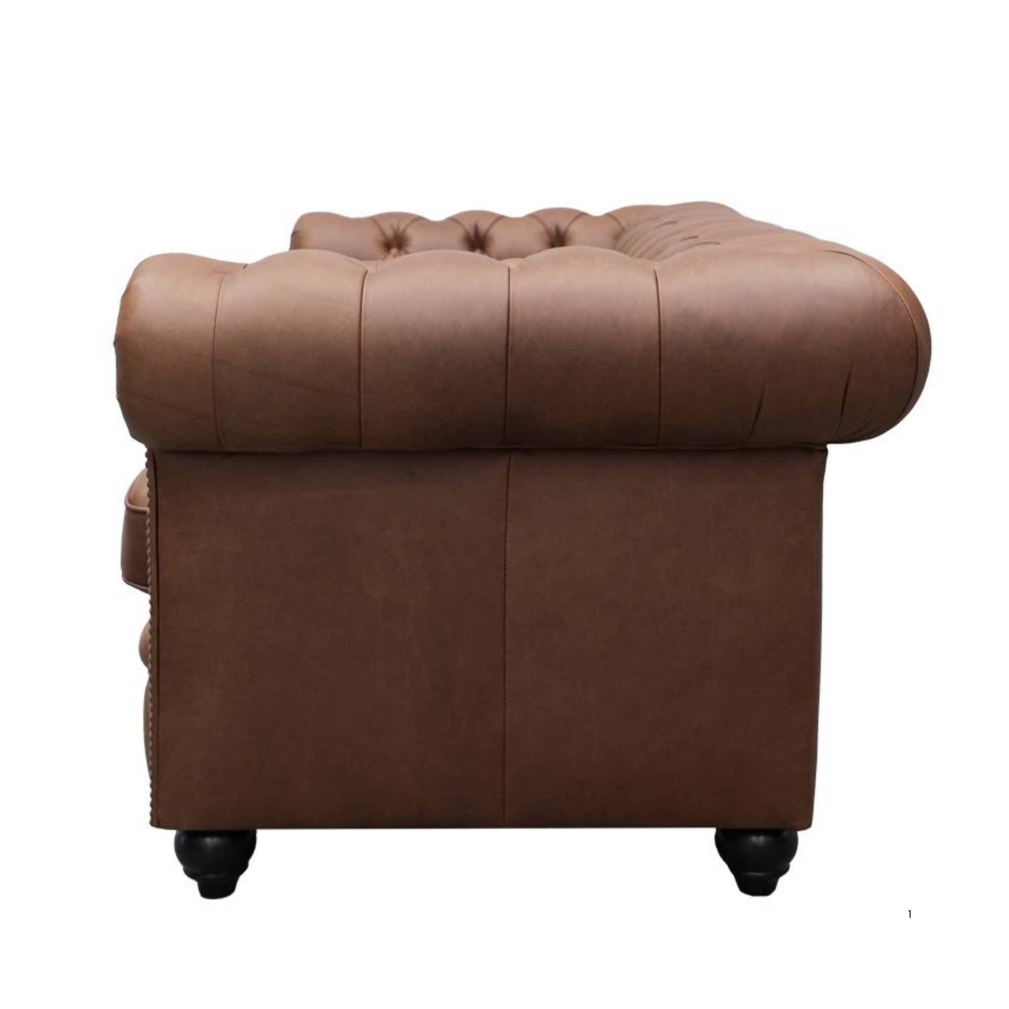 STANFORD 2 SEATER CHESTERFIELD | NUTMEG