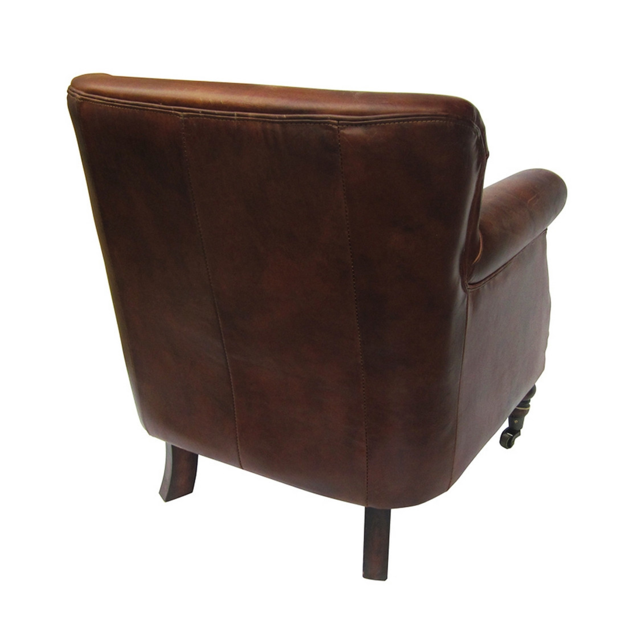 MORTIMER LEATHER ARMCHAIR | VINTAGE CIGAR