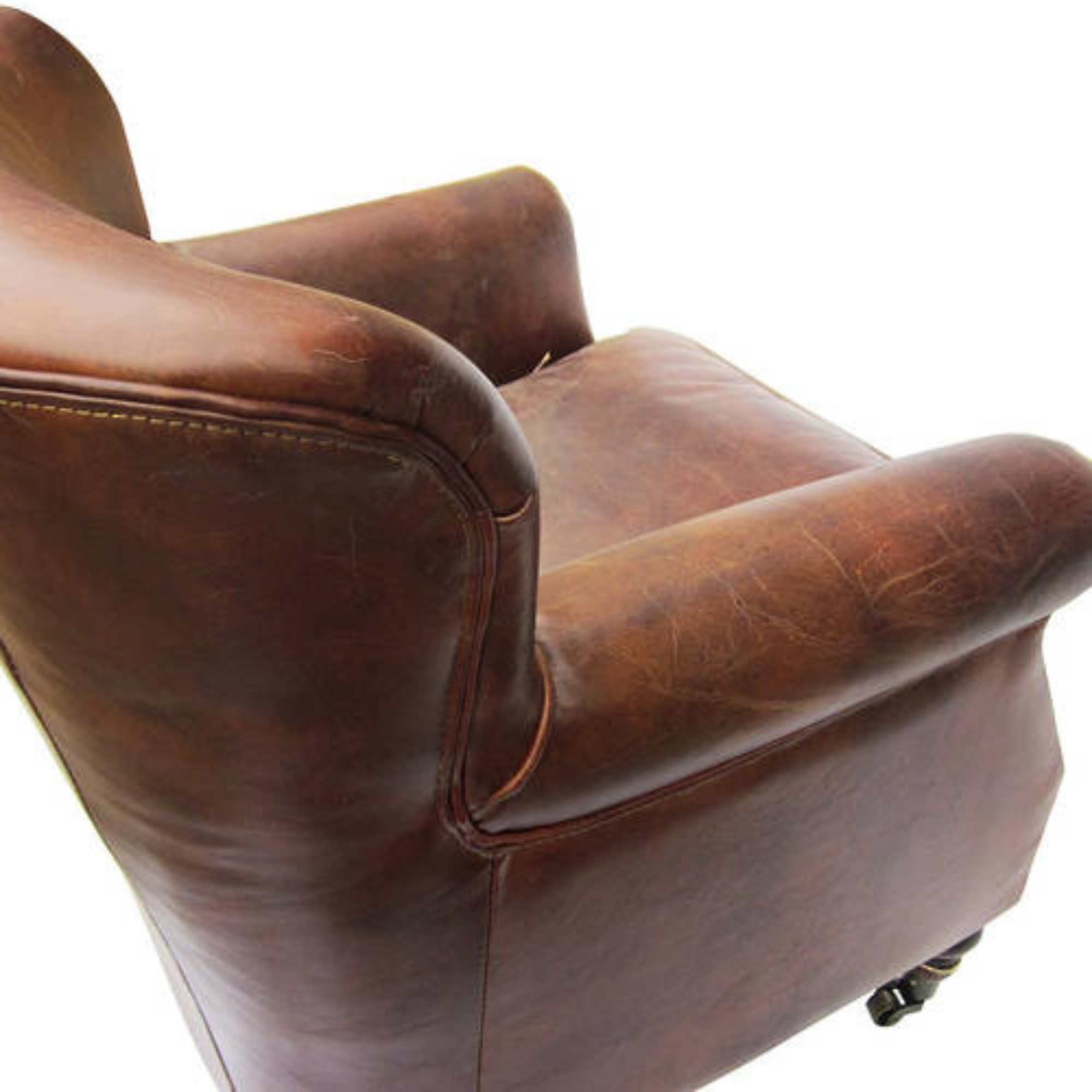 MORTIMER LEATHER ARMCHAIR | VINTAGE CIGAR