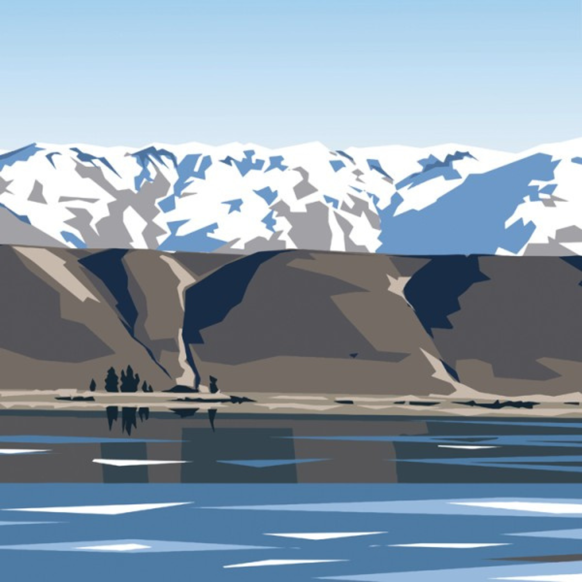 SUGAR LOAF, CROMWELL | CANVAS STRETCHED READY TO HANG | IRA MITCHELL | NZ MADE