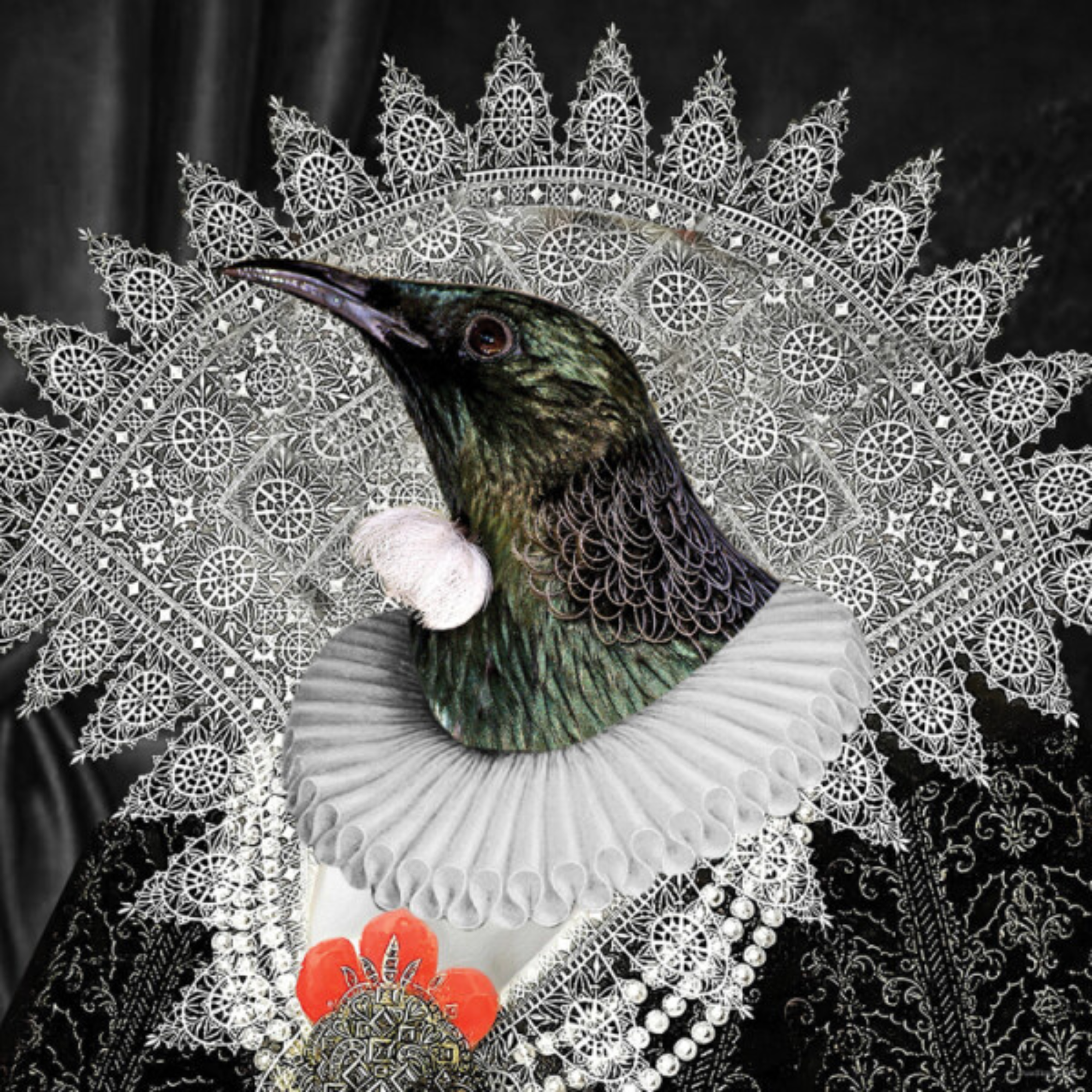 SWEET TUI THE QUEEN OF SPRING | CANVAS STRETCHED READY TO HANG | SUE SKELLERN | NZ MADE