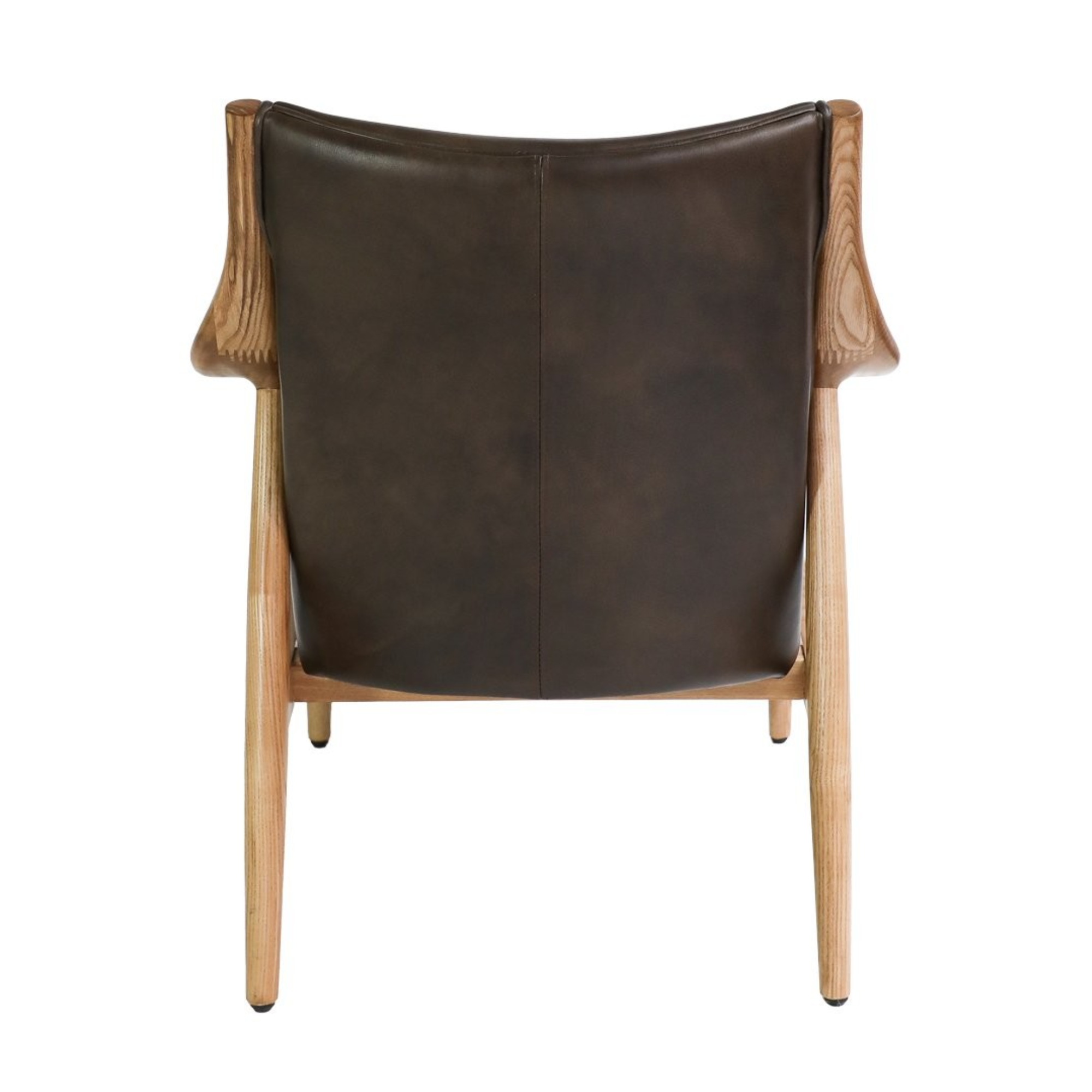 TANNER LEATHER ARMCHAIR | BROWN