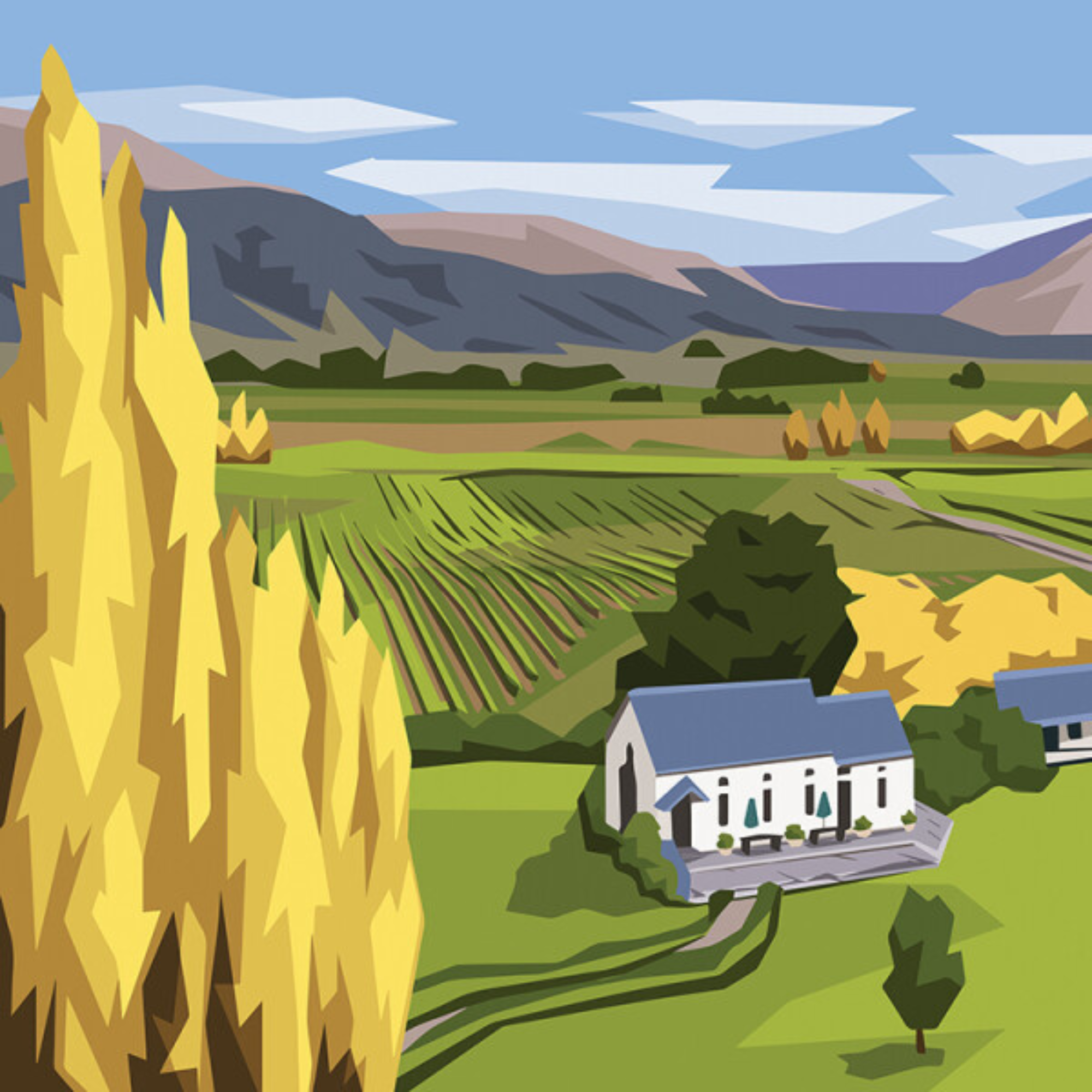 THE CHURCH, GIBBSTON VALLEY | CANVAS STRETCHED READY TO HANG | IRA MITCHELL | NZ MADE