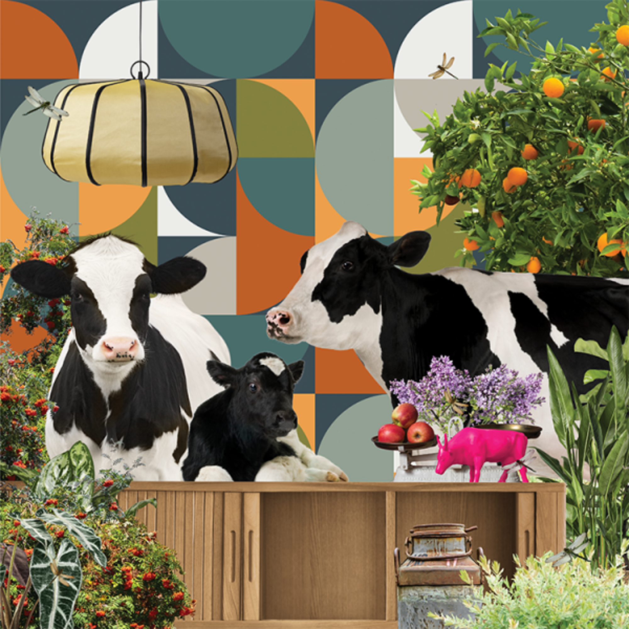 THREE COWS WAITING | CANVAS STRETCHED READY TO HANG | SUE SKELLERN | NZ MADE