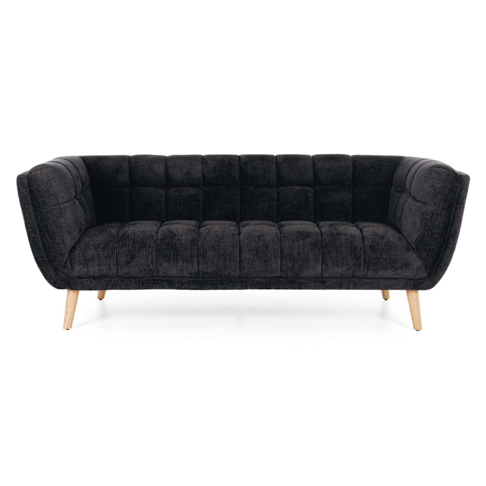TOWELIE 3 SEATER SOFA | PANTHER BLACK