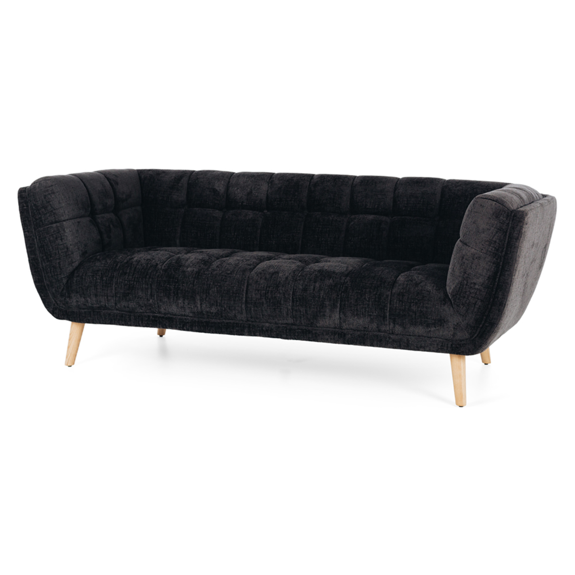 TOWELIE 3 SEATER SOFA | PANTHER BLACK