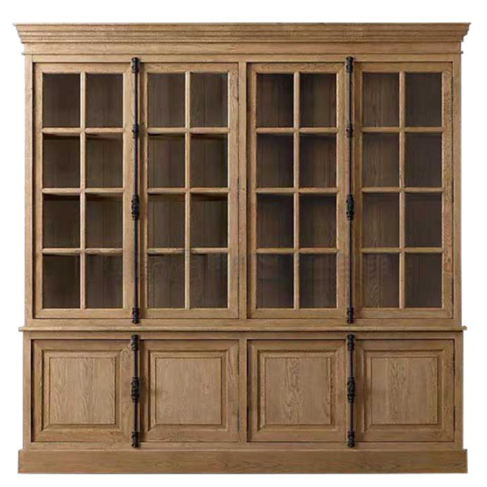 TURNER OAK DOUBLE DOOR STORAGE CABINET
