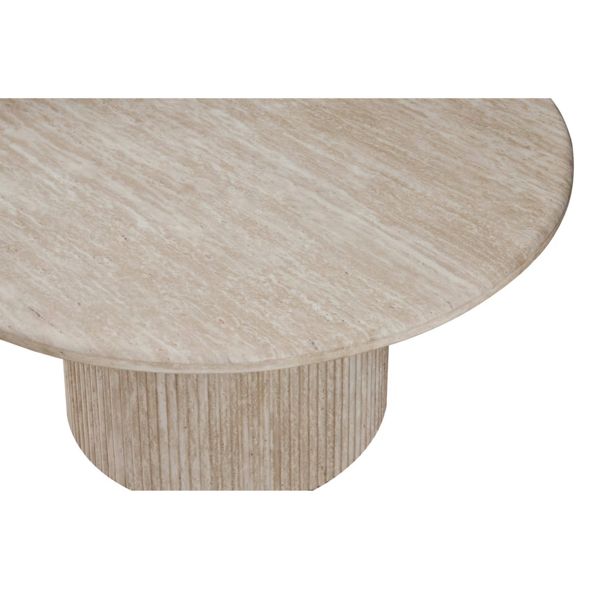 TRAVERTINE COFFEE TABLE