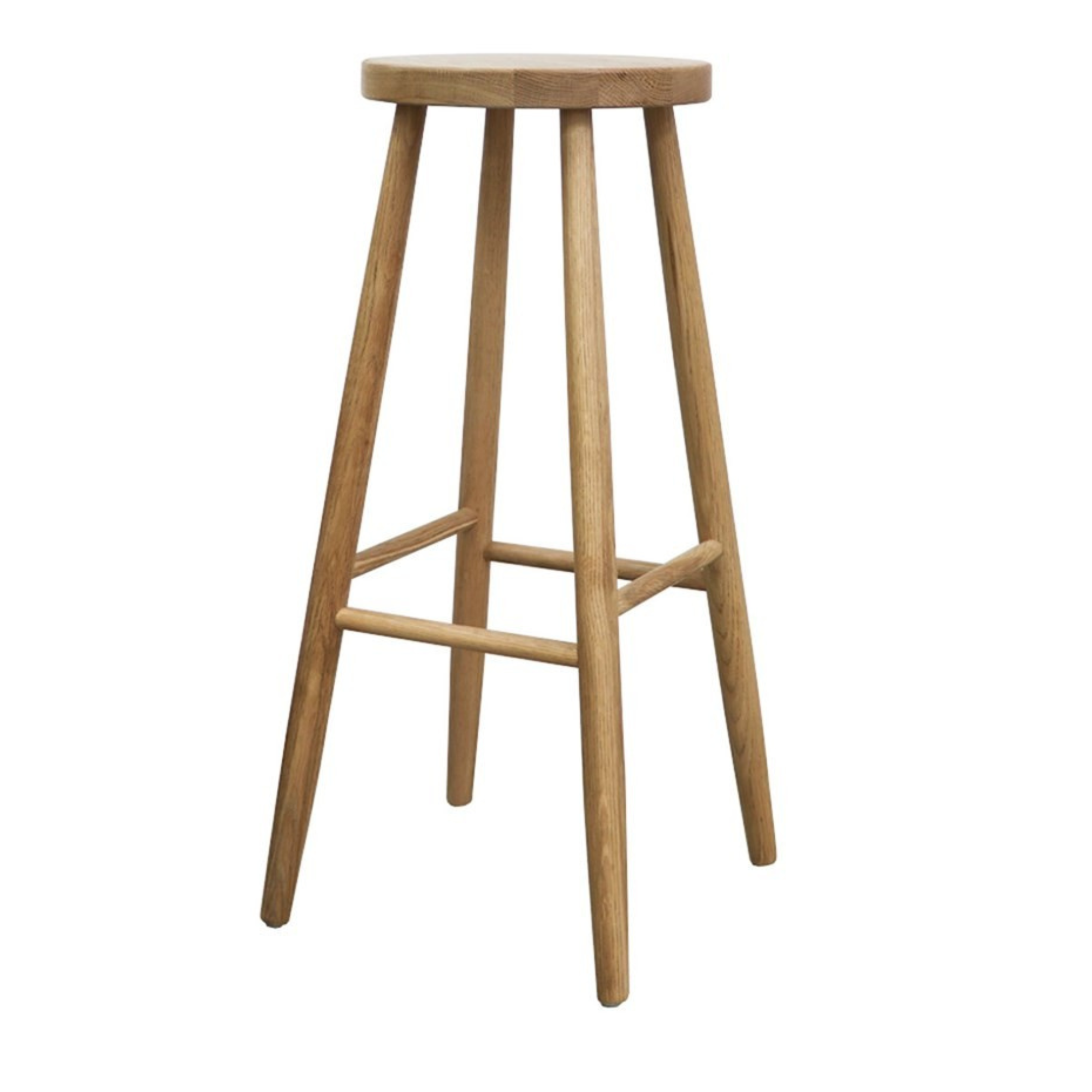 Round oak best sale bar stools