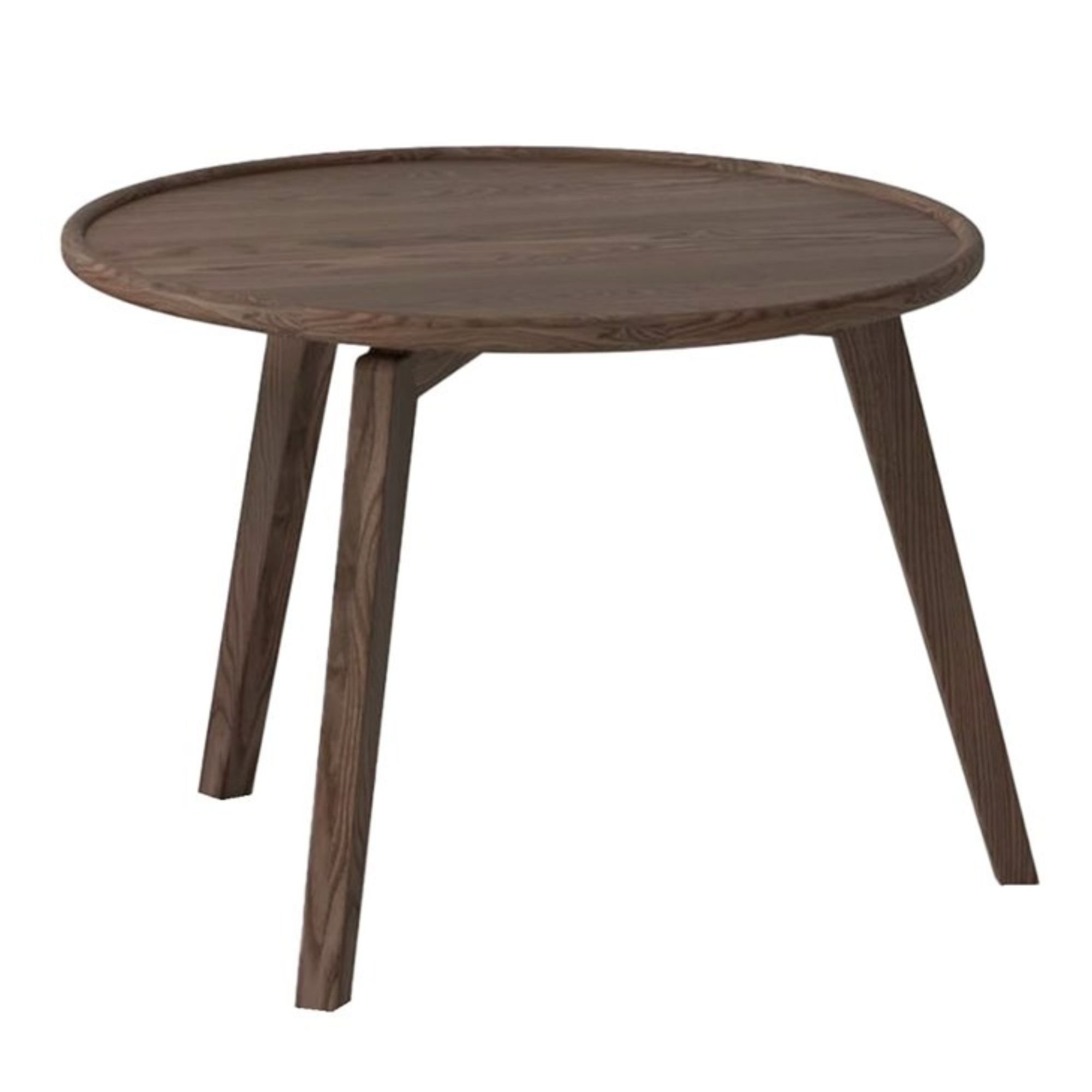 VARDO SOLID ASH TALL NESTING TABLE | WALNUT