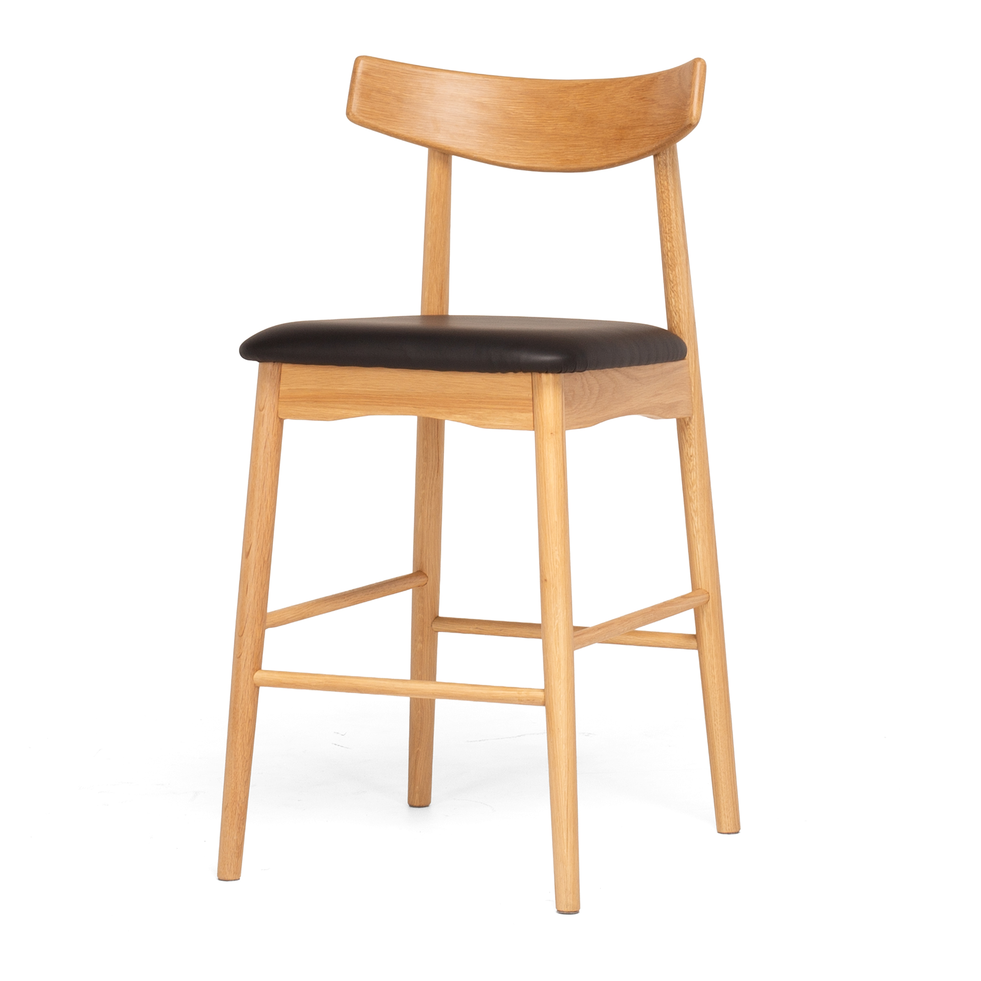 Wagner Barstool | Solid Oak