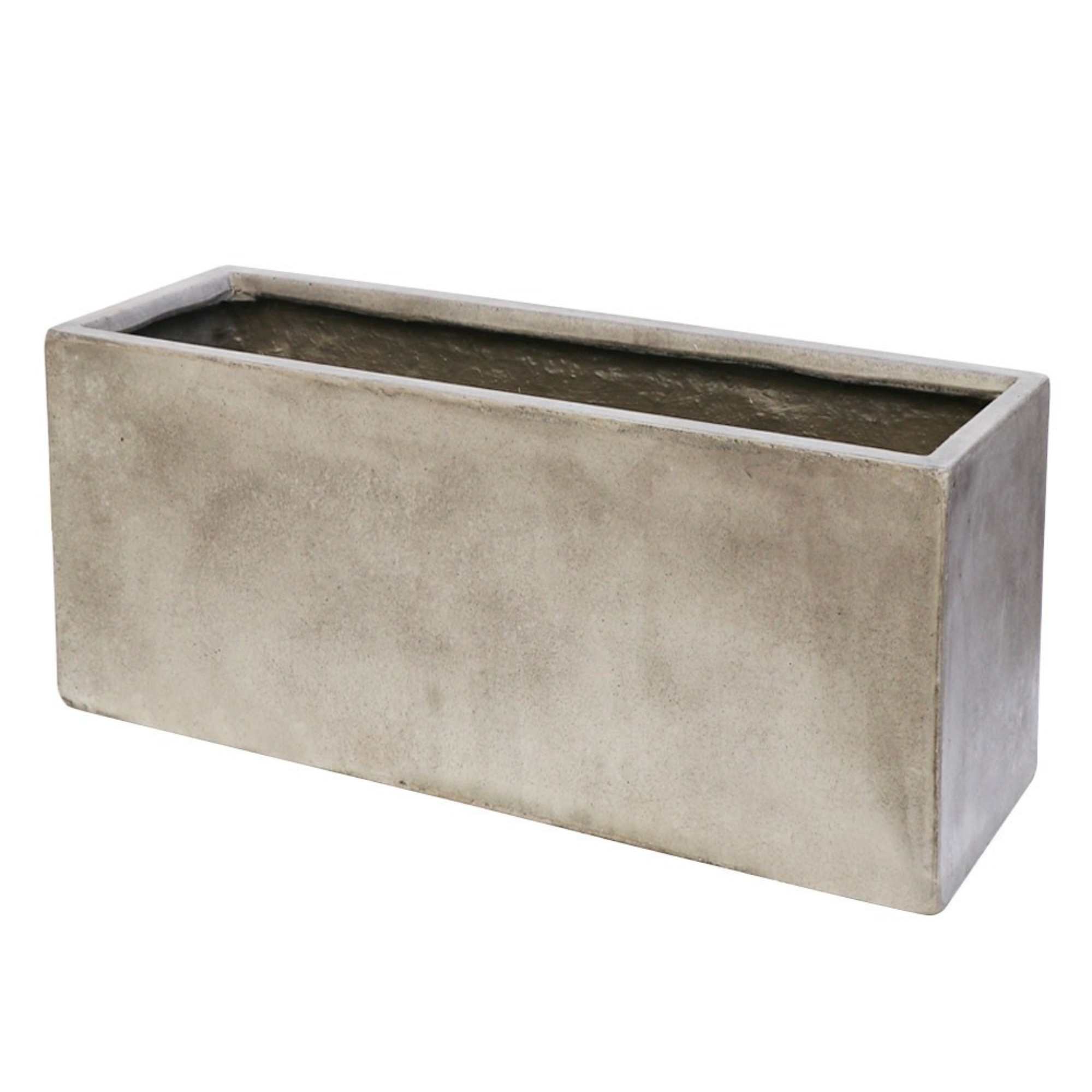 WAIHOU RECTANGLE PLANTER | 3 SIZES | BLACK, WHITE or WEATHERED CEMENT