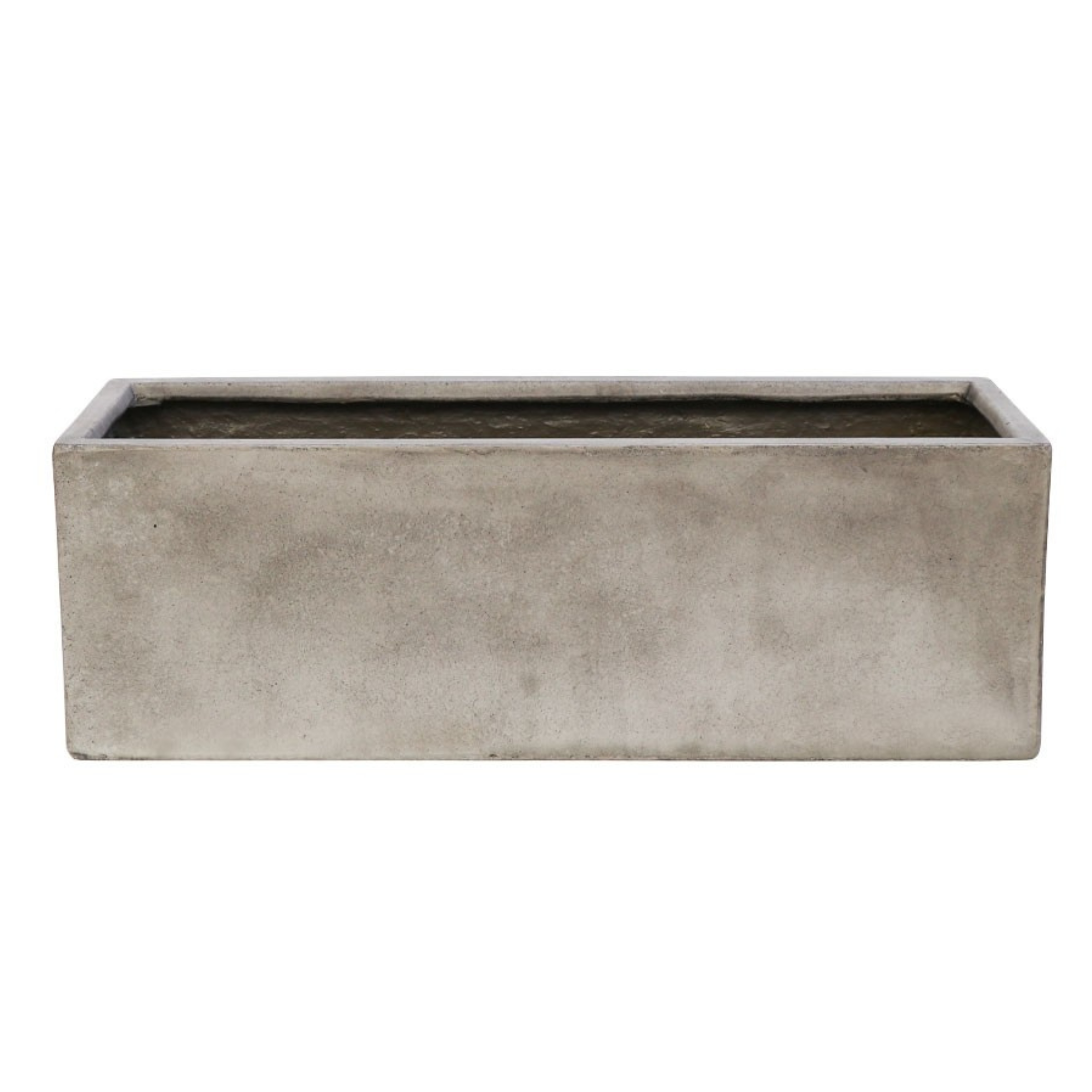 WAIHOU RECTANGLE PLANTER | 3 SIZES | BLACK, WHITE or WEATHERED CEMENT