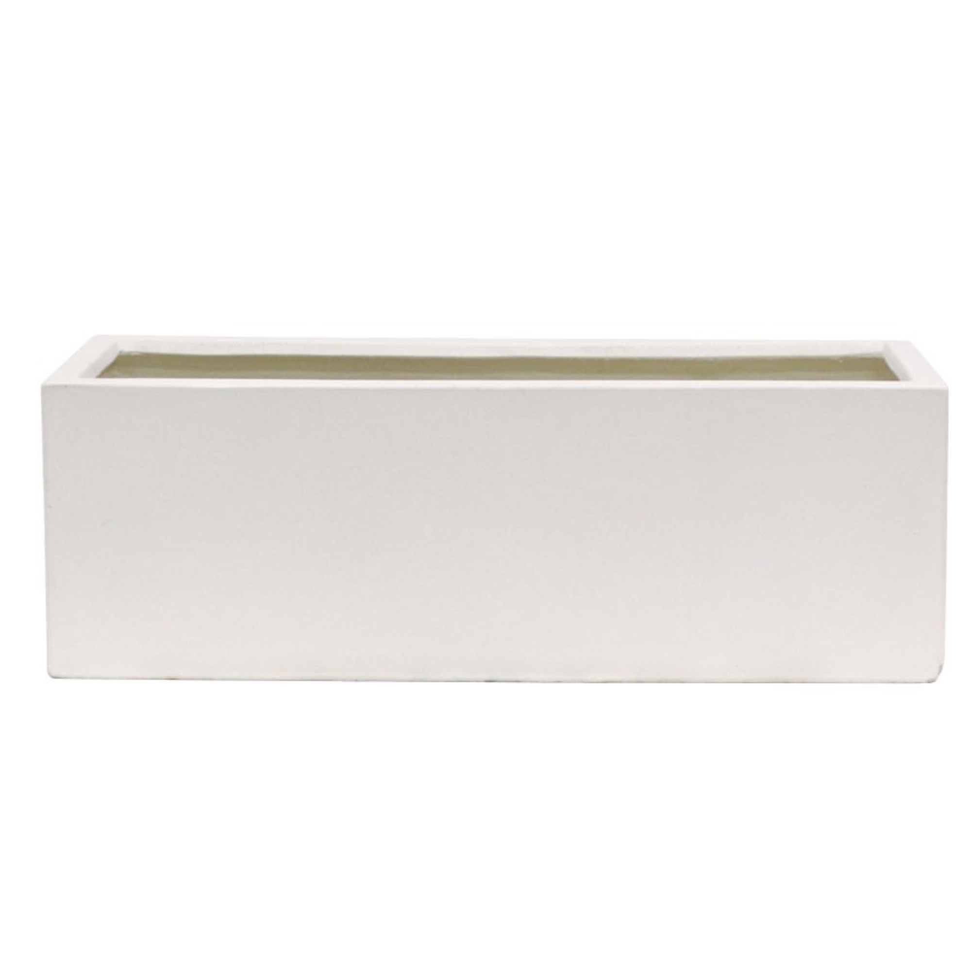 WAIHOU RECTANGLE PLANTER | 3 SIZES | BLACK, WHITE or WEATHERED CEMENT