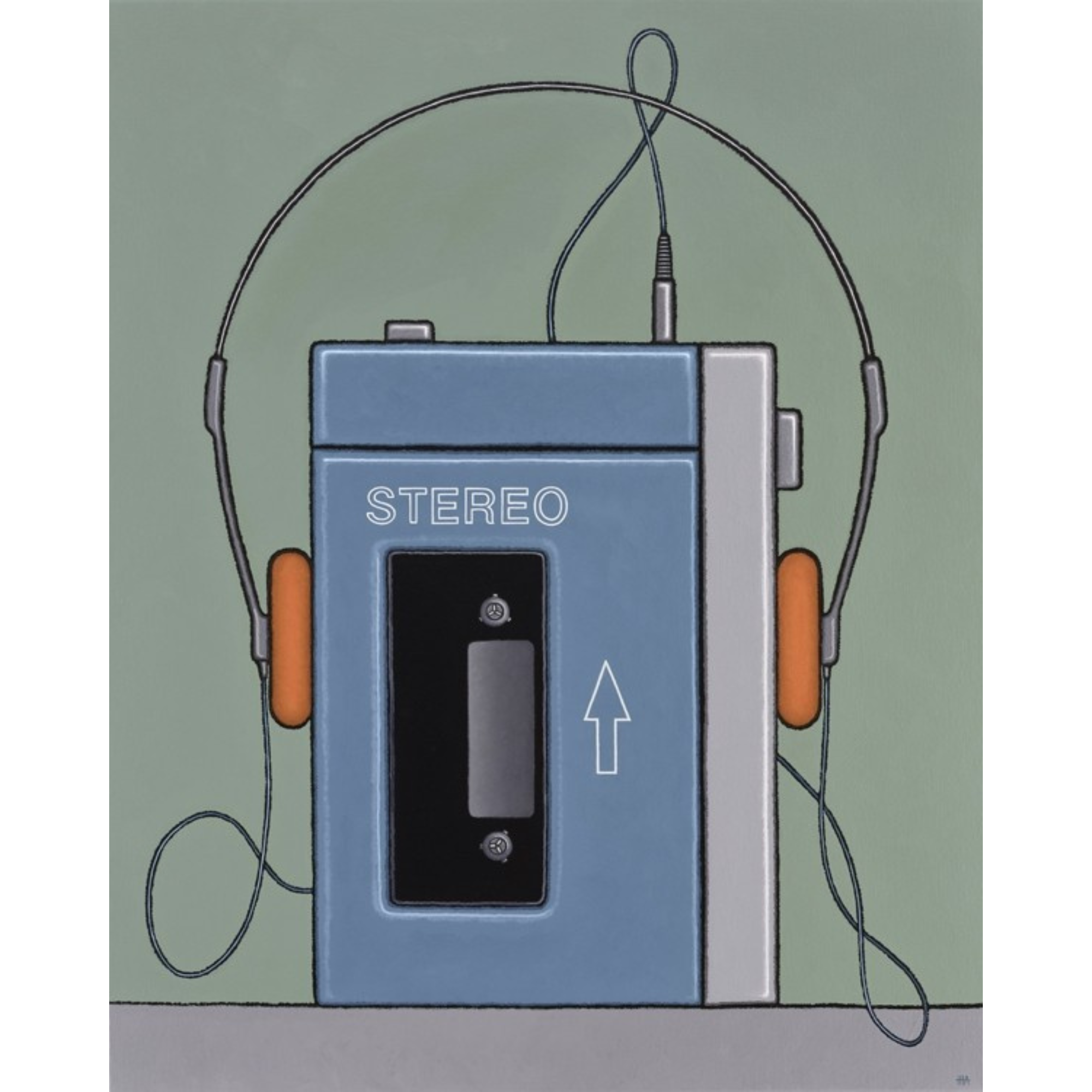 WALKMAN | BOX FRAME READY TO HANG | HAMISH ALLAN | NZ MADE