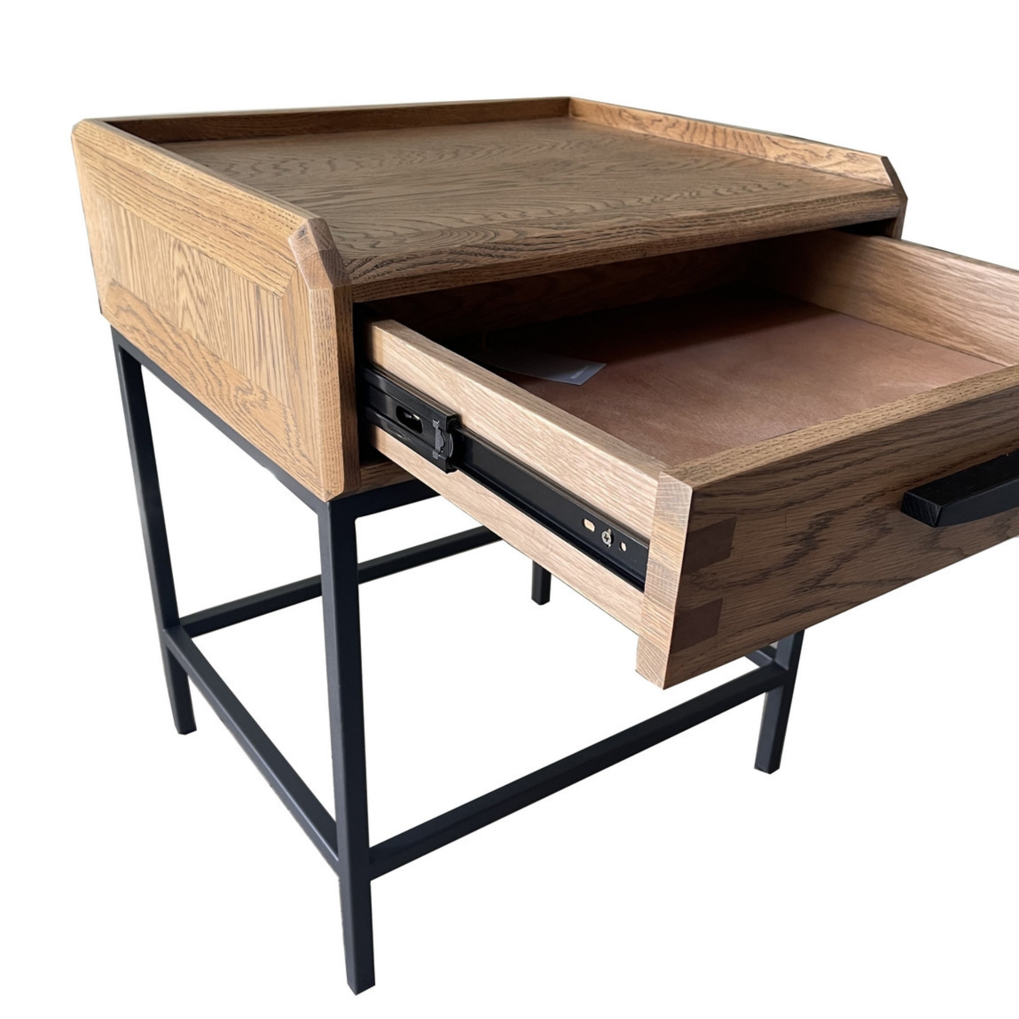 RIVERSIDE OAK SIDE TABLE