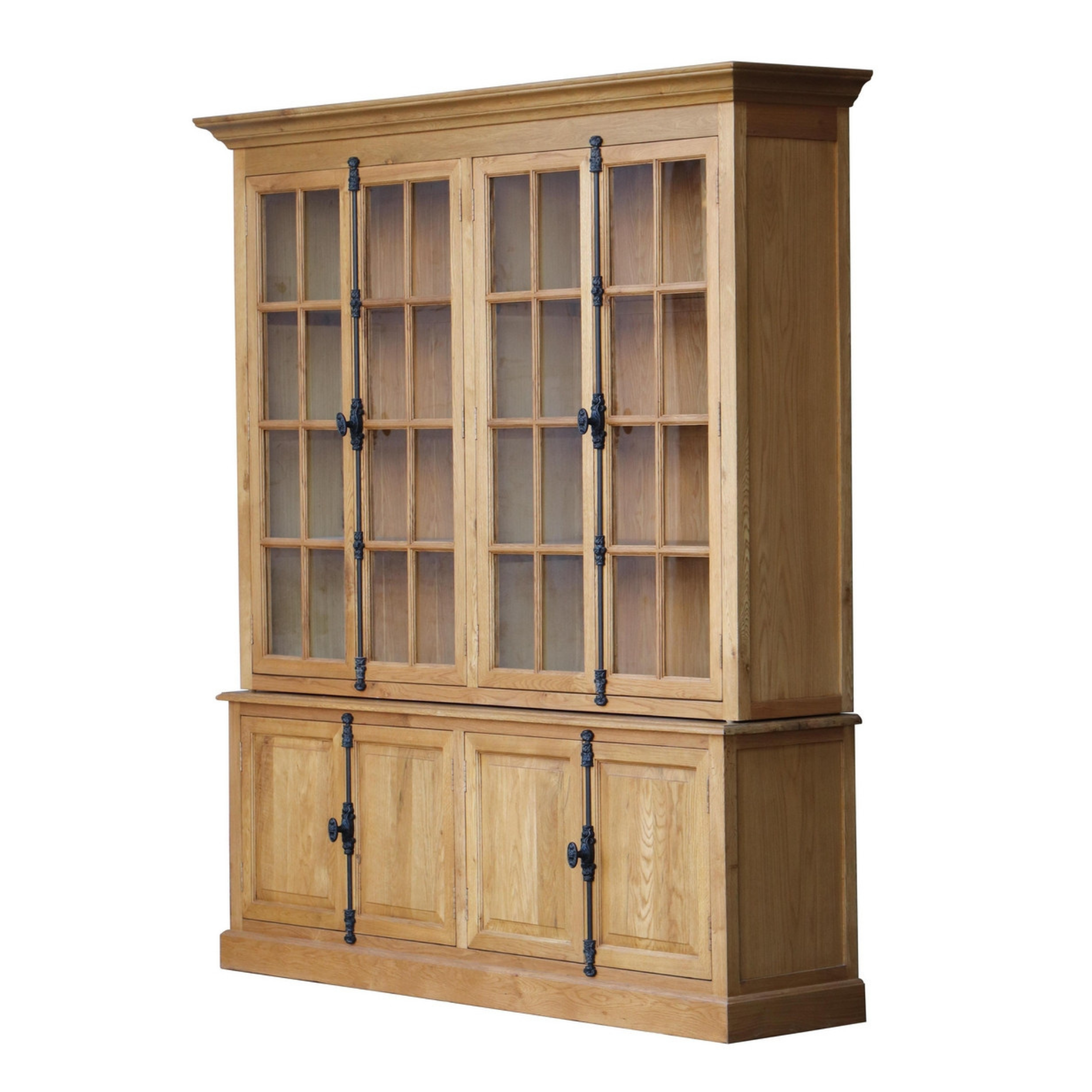 TURNER OAK DOUBLE DOOR STORAGE CABINET