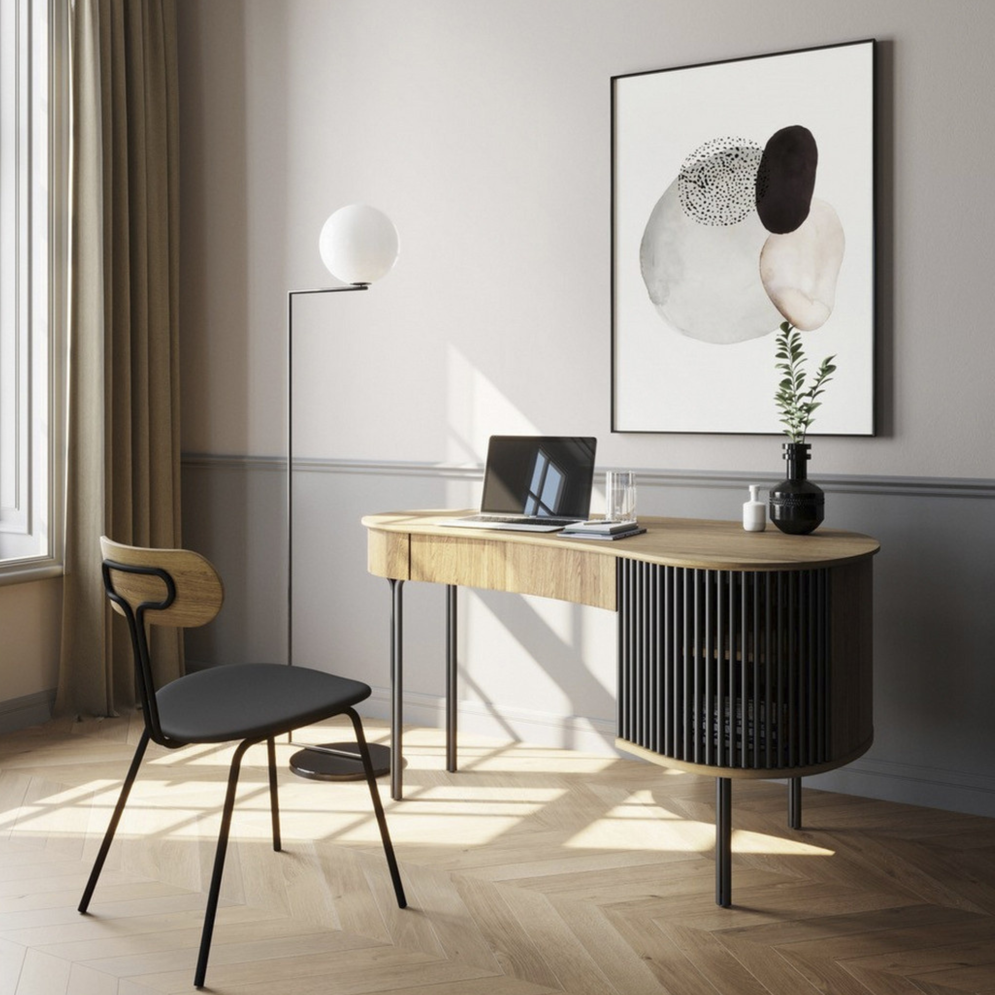 ECLIPSE OAK DESK
