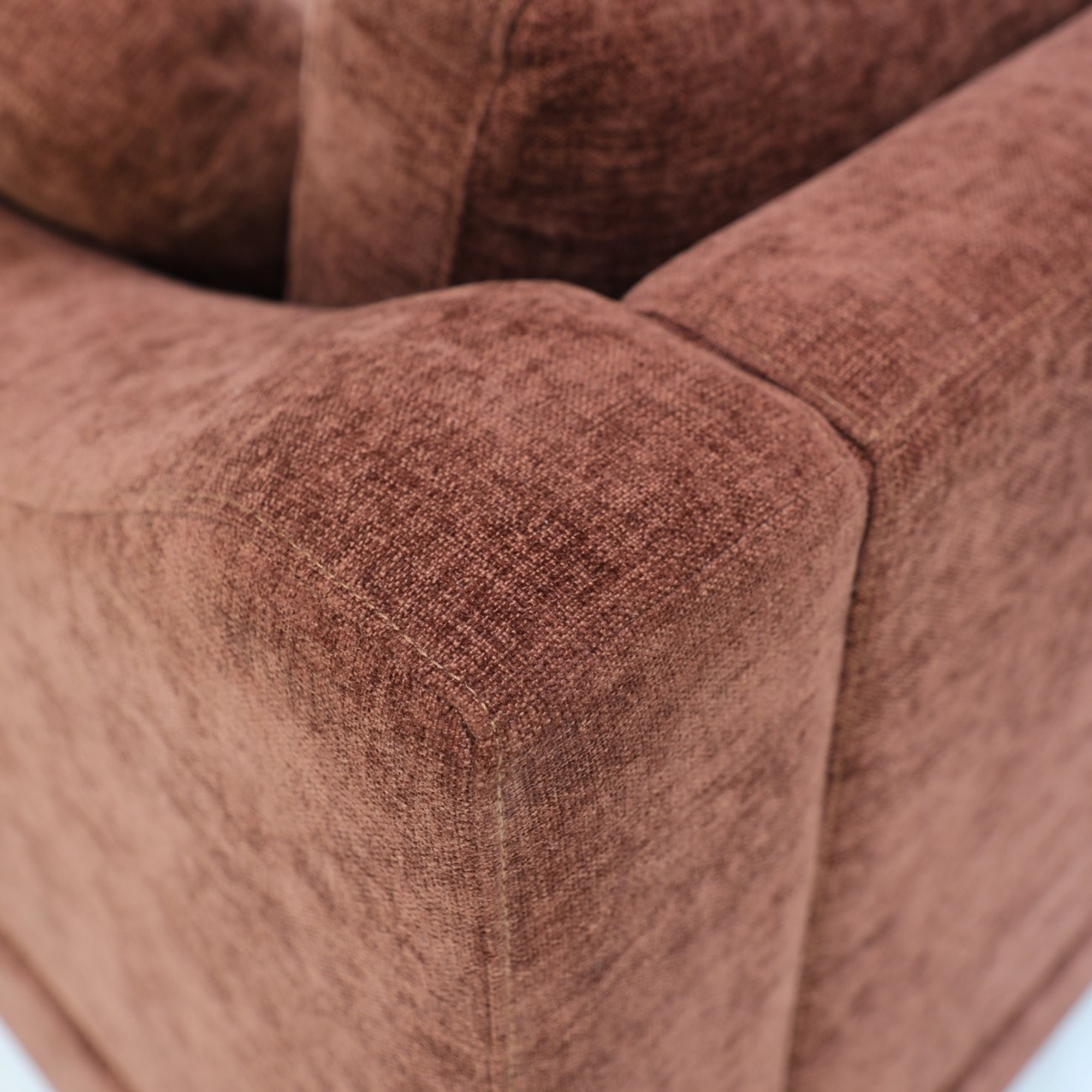 Western 3 Seater Sofa | Rust