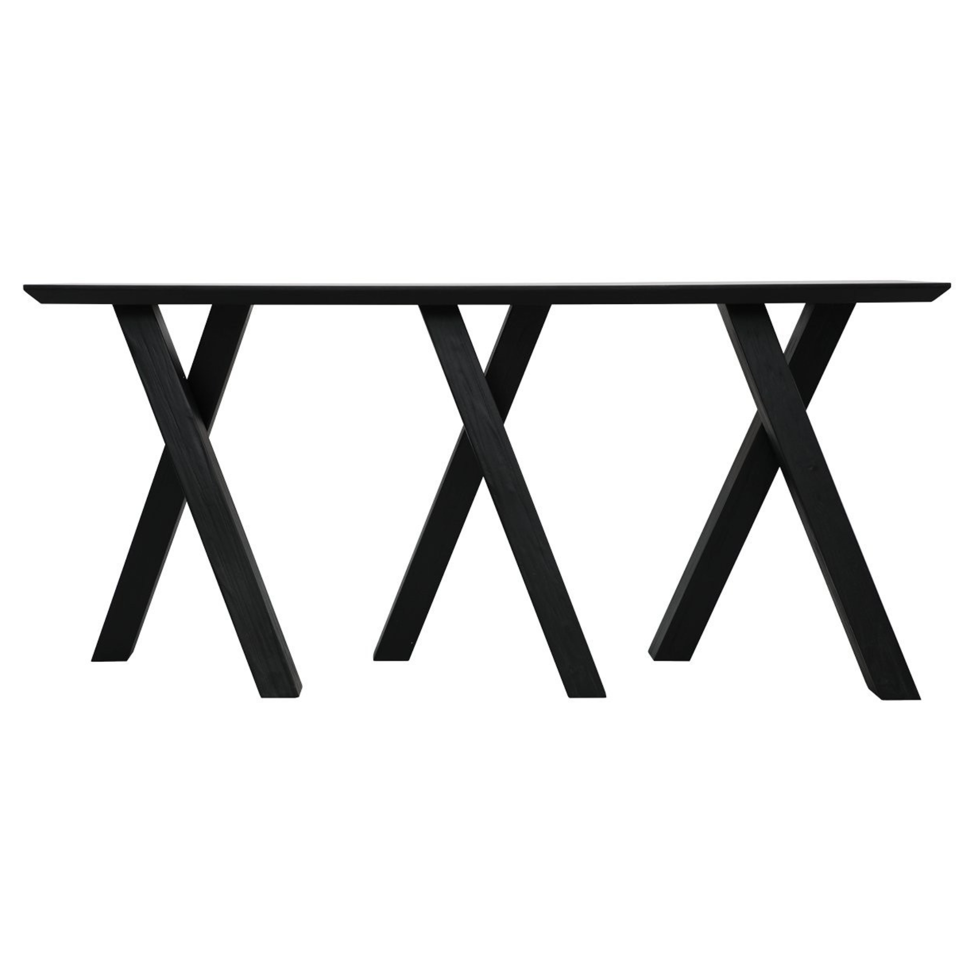 WHEELER CONSOLE TABLE | MATT BLACK