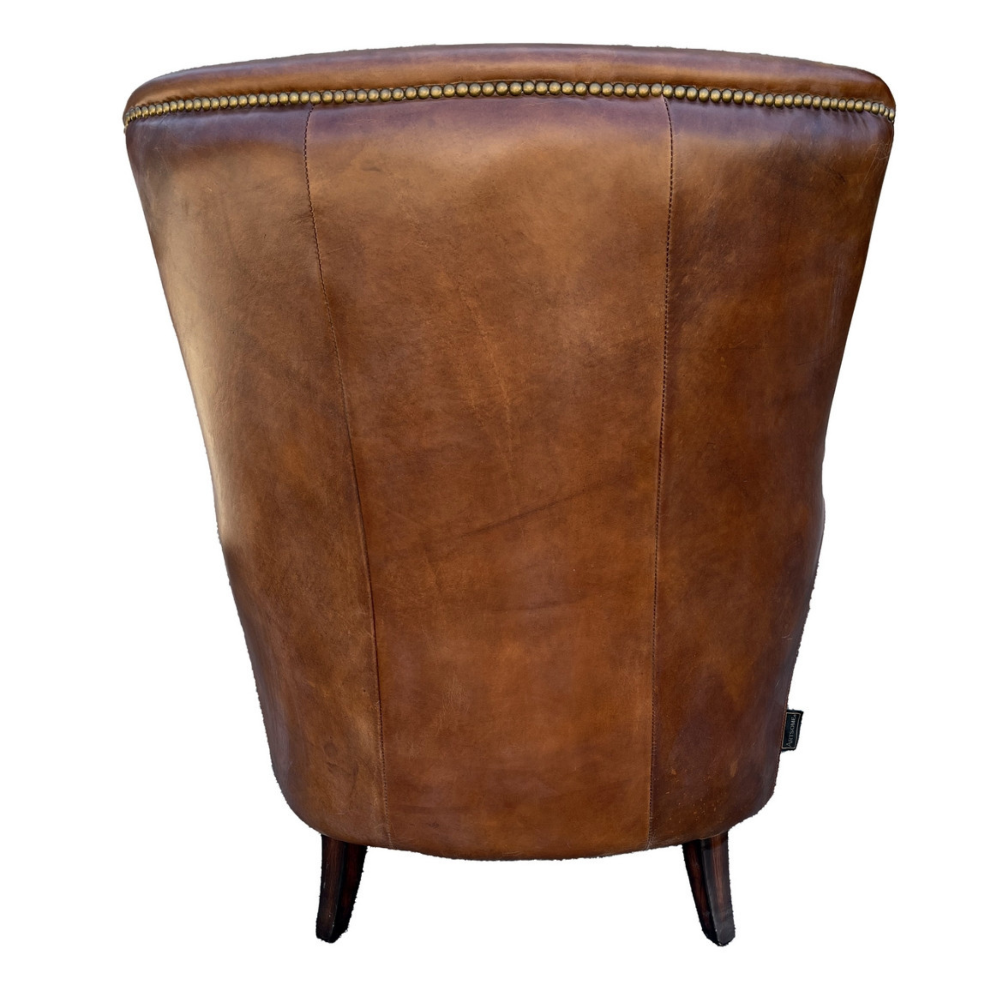 SPRINGFIELD LEATHER ARMCHAIR | VINTAGE CIGAR