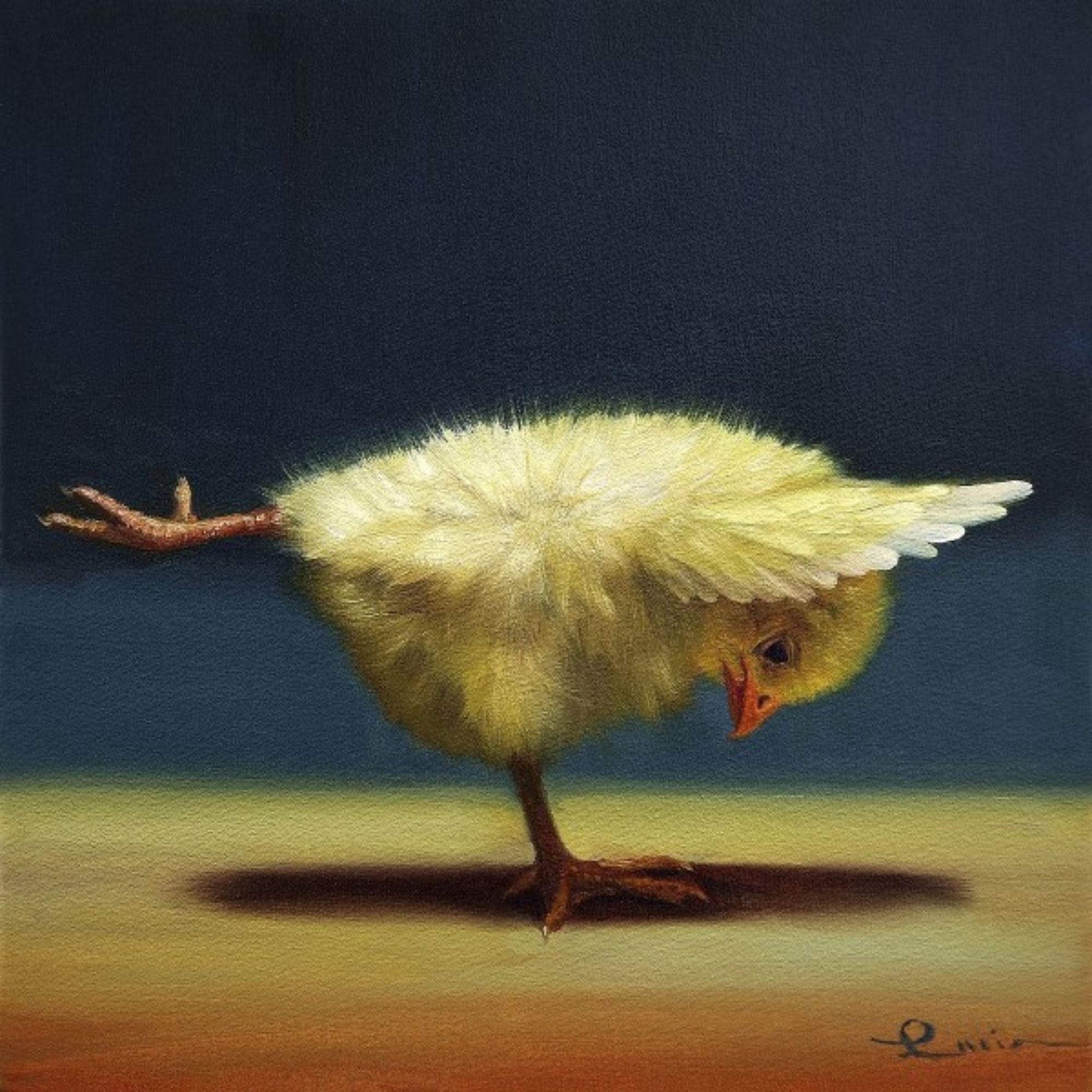 YOGA CHICK BALANCING BEAM | CANVAS READY TO HANG | LUCIA HEFFERNAN | NZ MADE