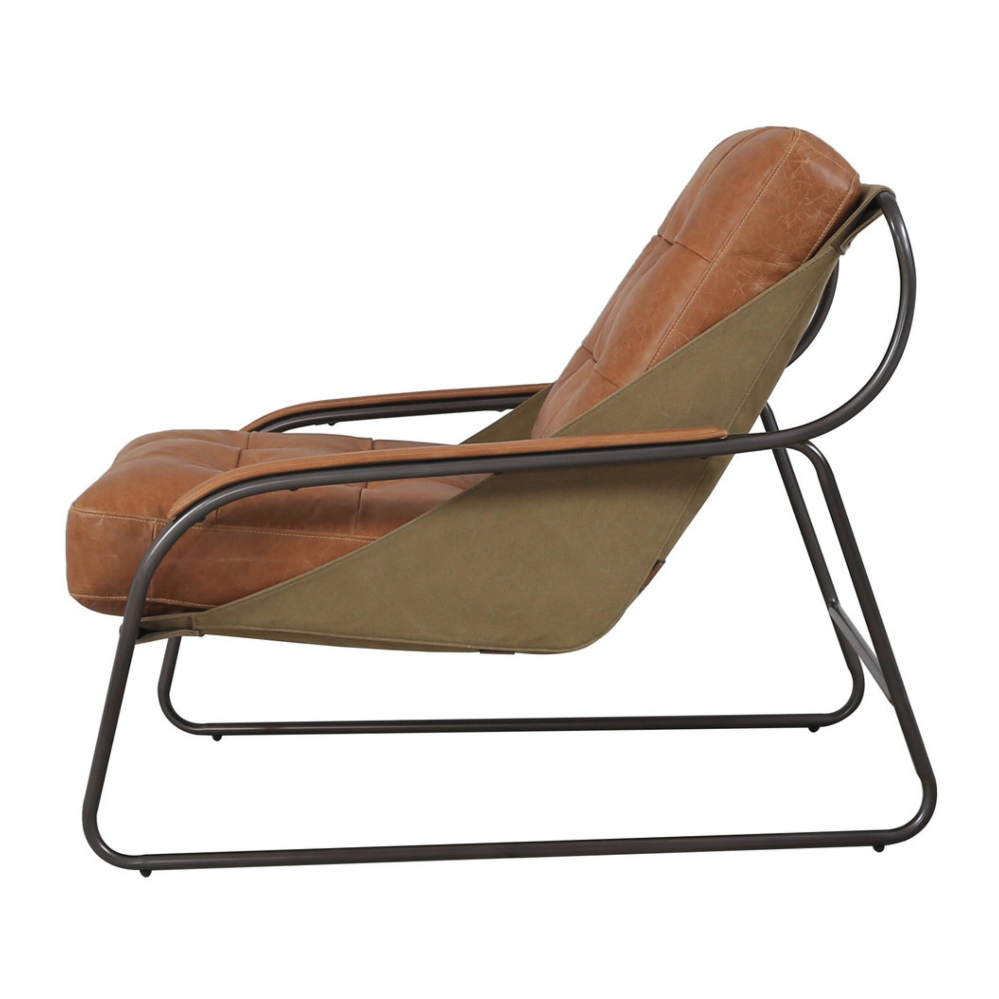 ZENITH LEATHER & CANVAS CHAIR