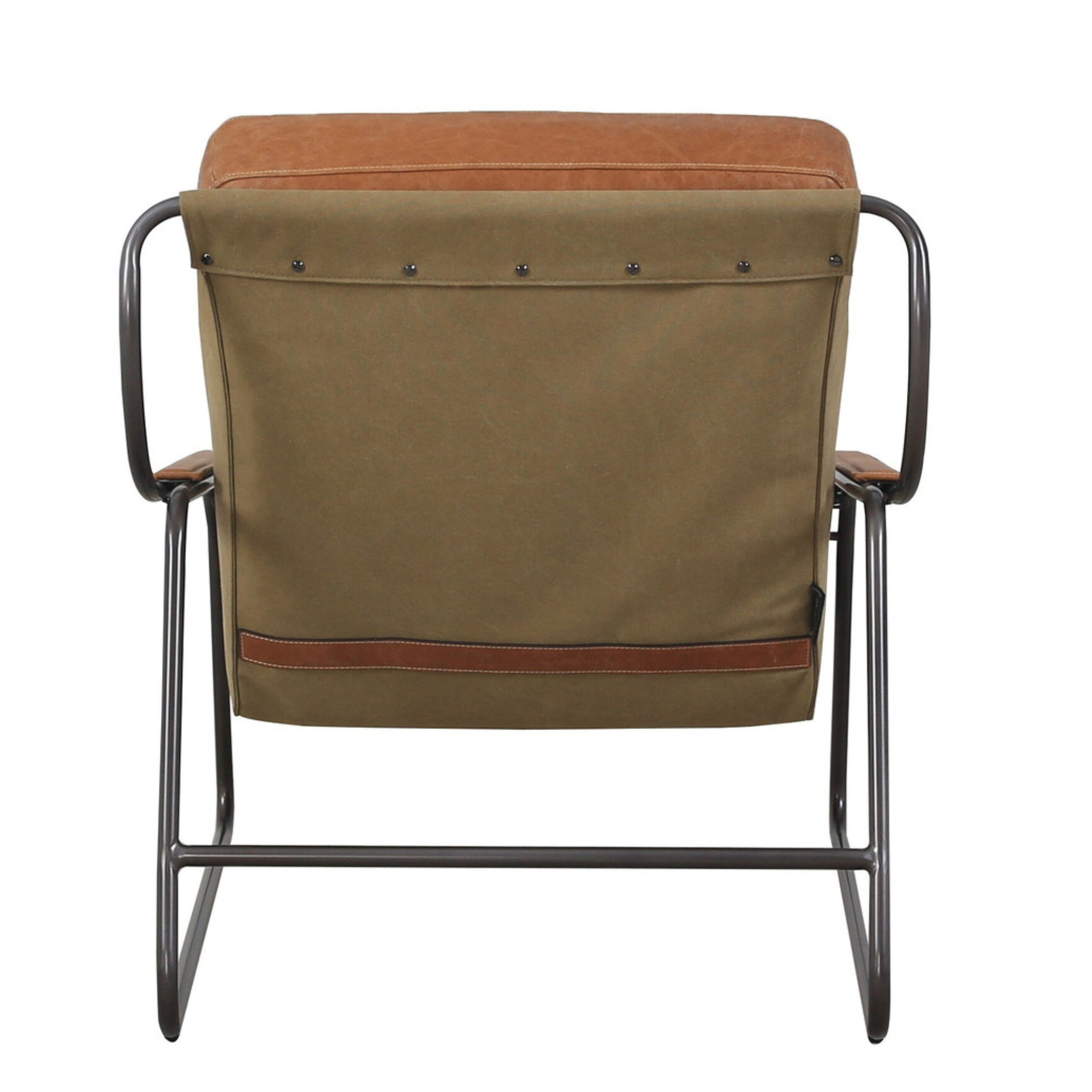 PANDORA LEATHER & CANVAS CHAIR