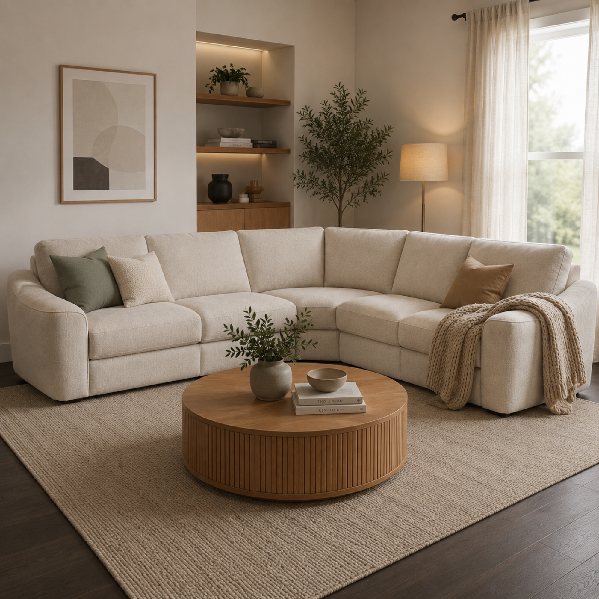 Zola Corner Electric Lounge Suite | Beige