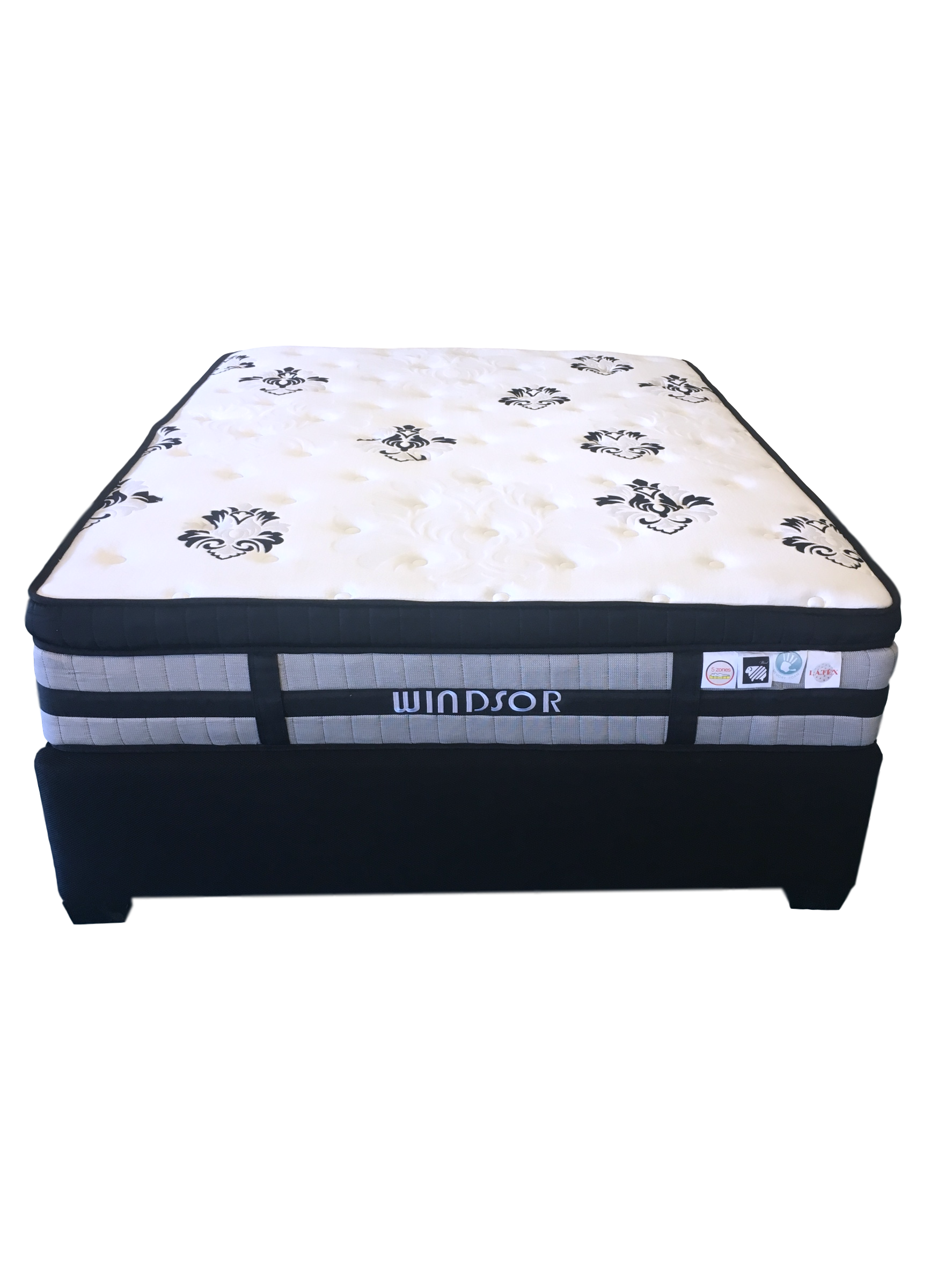 WINDSOR MATTRESS OR MATTRESS & BASE - LATEX, WOOL & MEMORY FOAM
