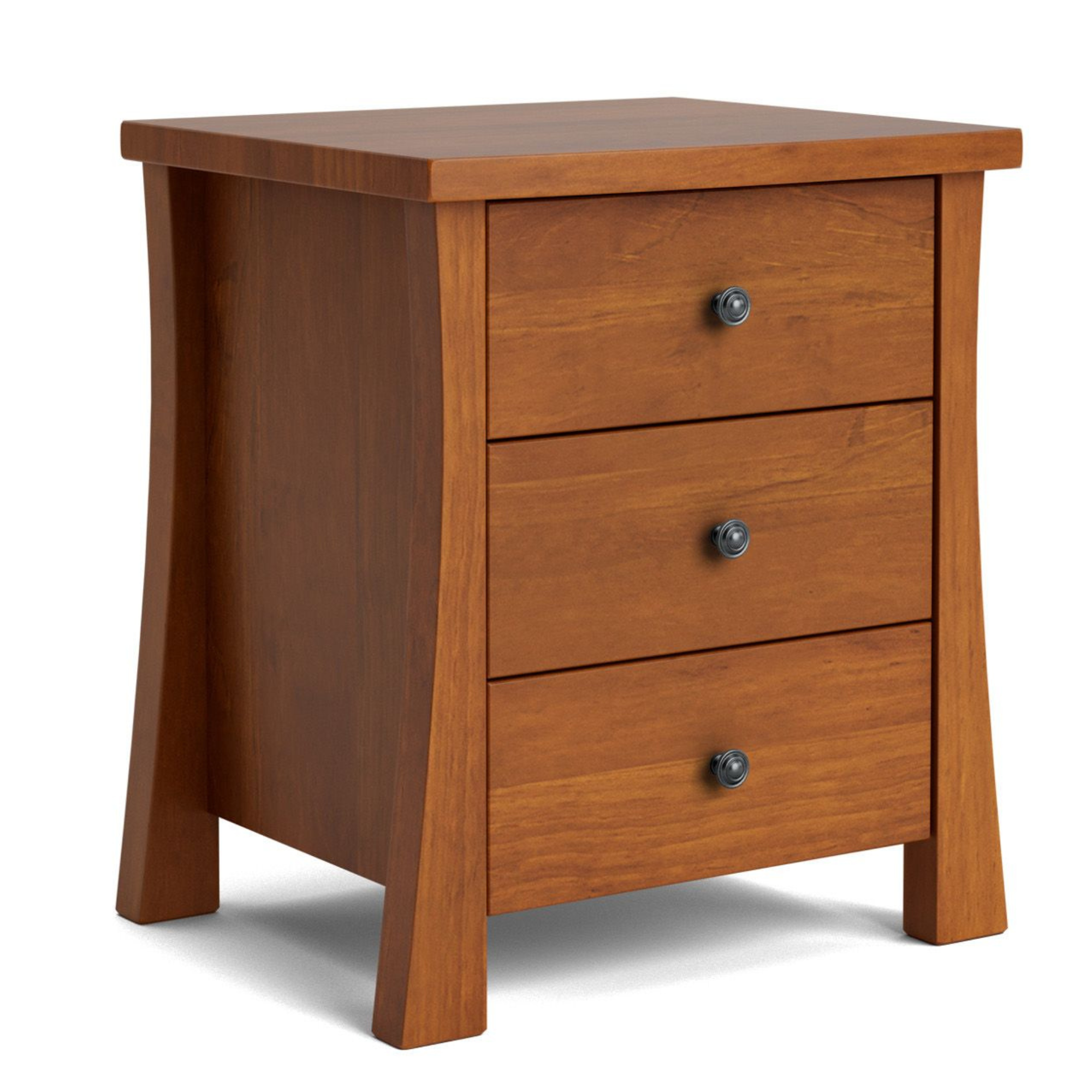 AMBROSE 3 DRAWER BEDSIDE CABINET | NZ MADE
