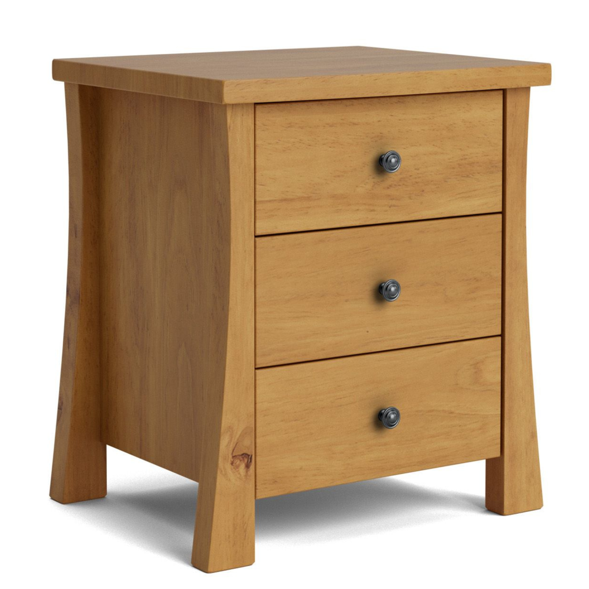 AMBROSE 3 DRAWER BEDSIDE CABINET | NZ MADE