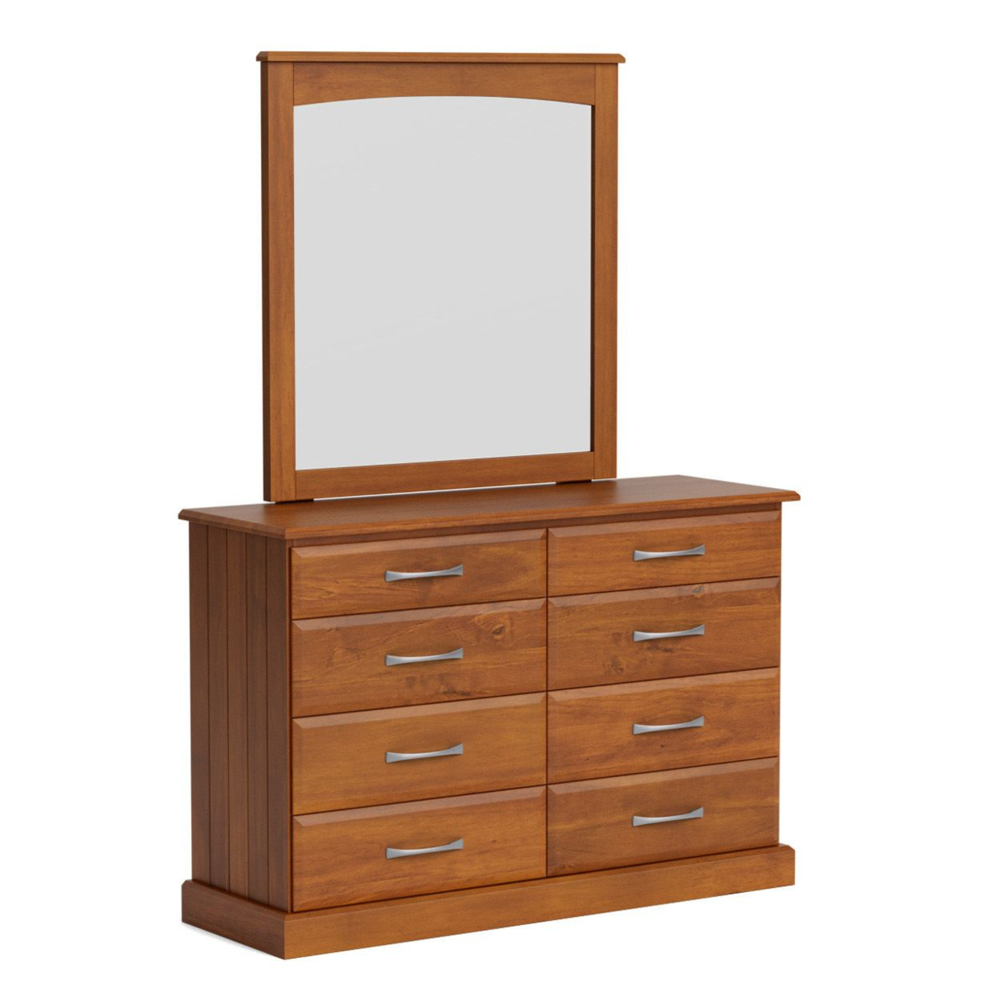 ANDORRA 8 DRAWER DUCHESS WITH MIRROR | NZ MADE BEDROOM FURNITURE