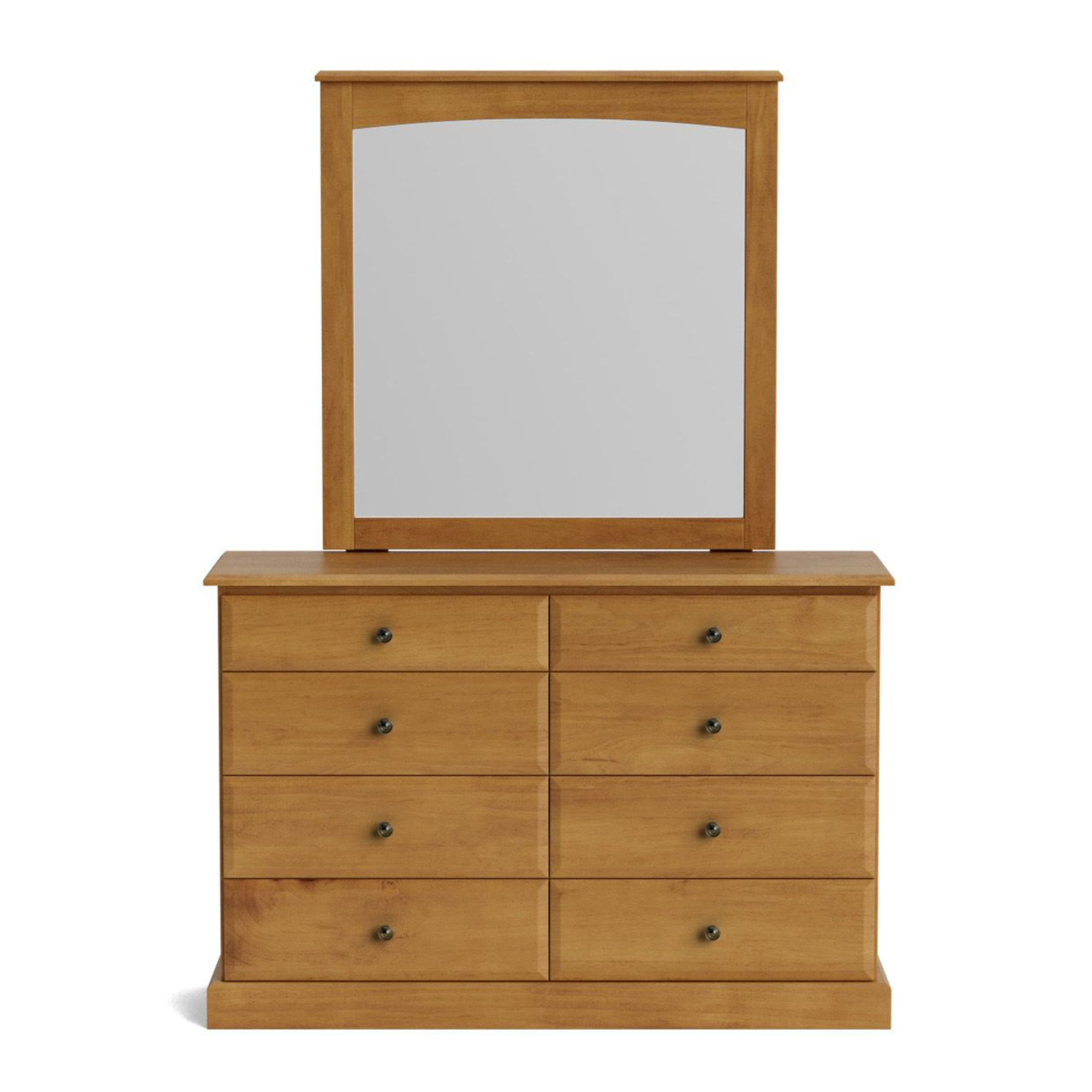 ANDORRA 8 DRAWER DUCHESS WITH MIRROR | NZ MADE BEDROOM FURNITURE