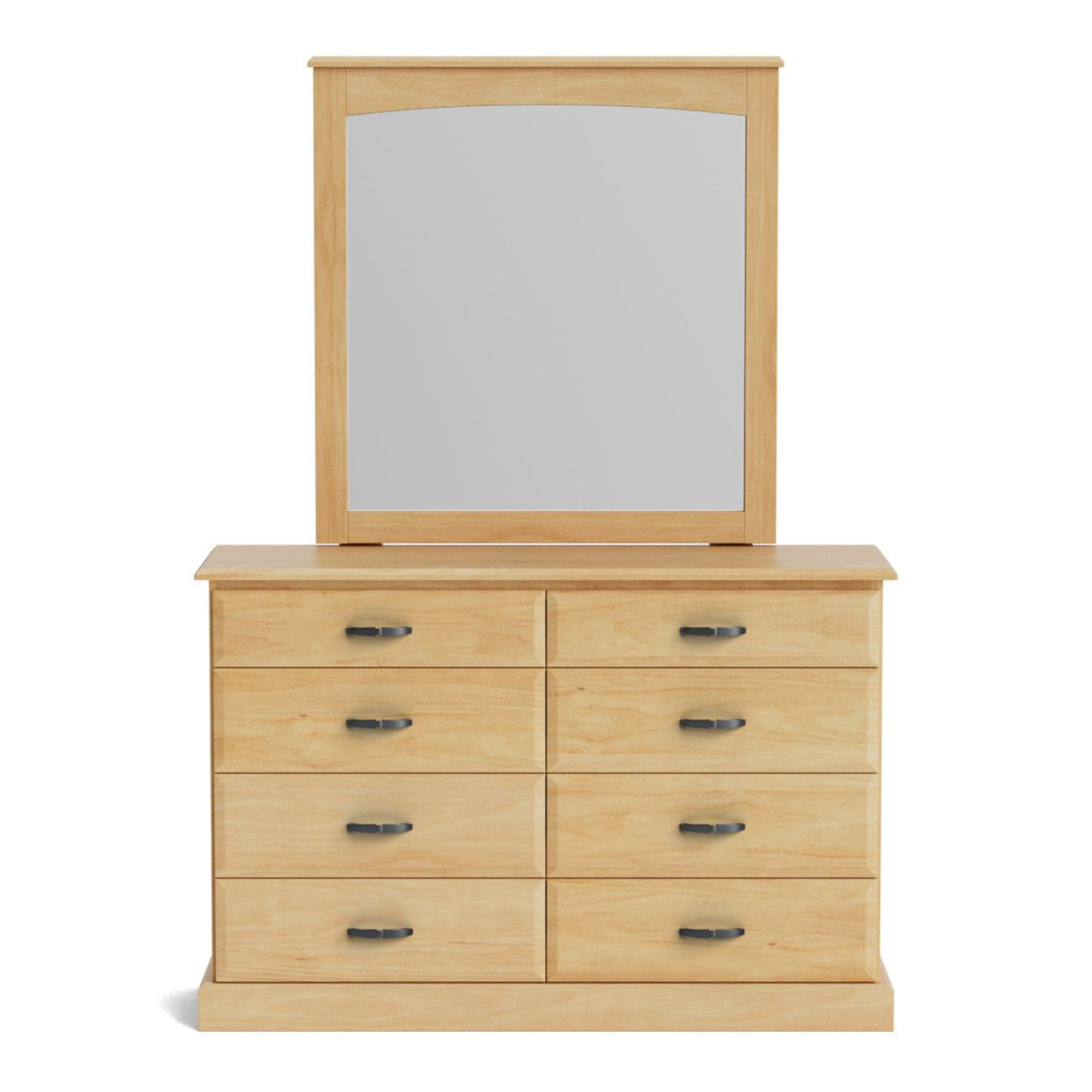ANDORRA 8 DRAWER DUCHESS WITH MIRROR | NZ MADE BEDROOM FURNITURE