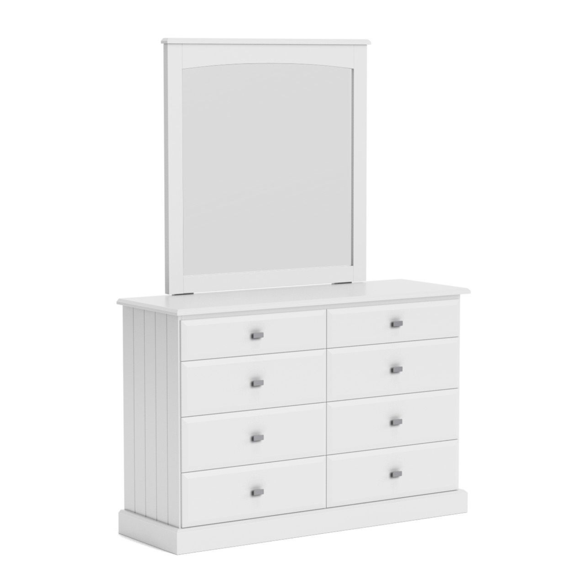 ANDORRA 8 DRAWER DUCHESS WITH MIRROR | NZ MADE BEDROOM FURNITURE
