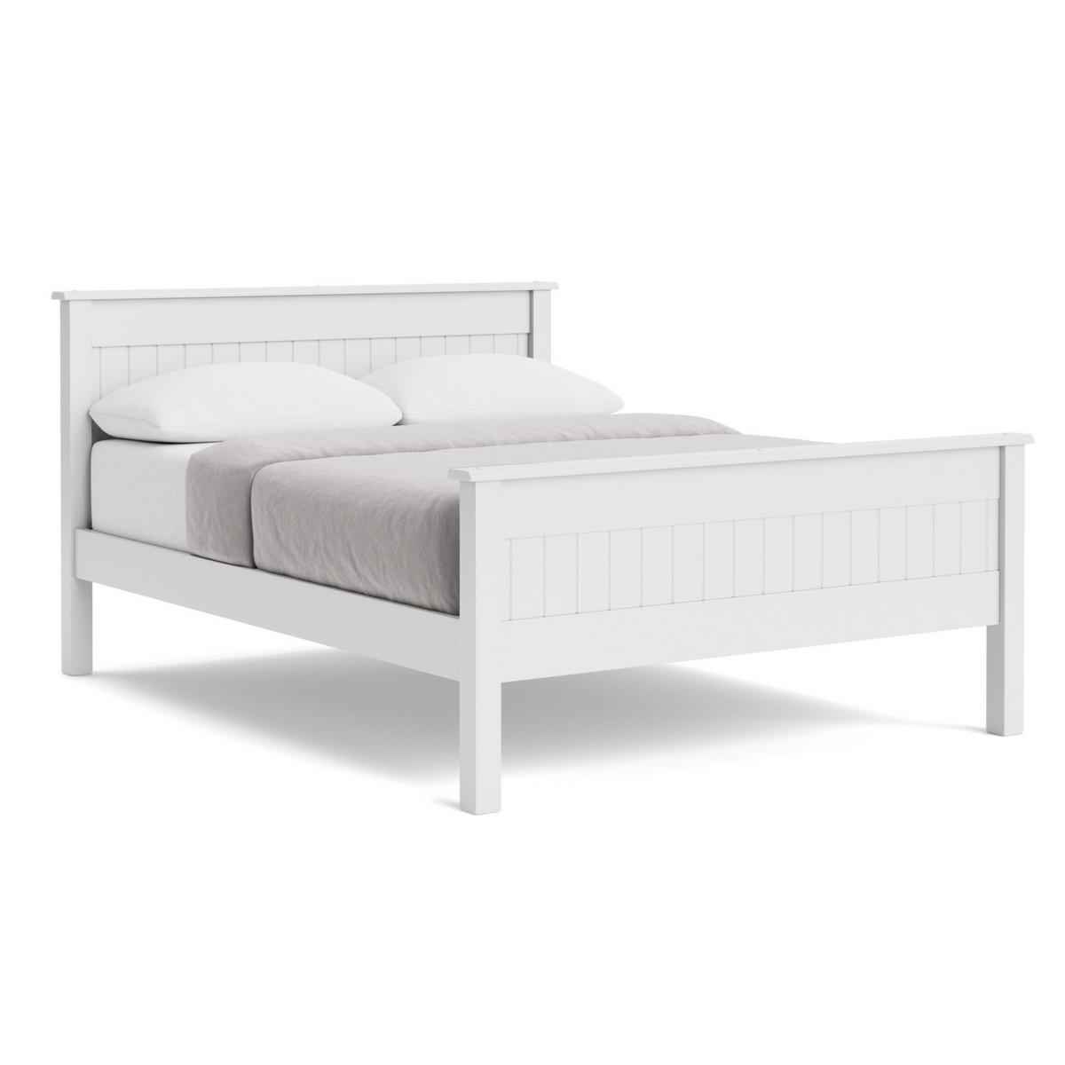 ANDORRA SLAT BED HIGH FOOT END ALL SIZES NZ MADE BEDROOM