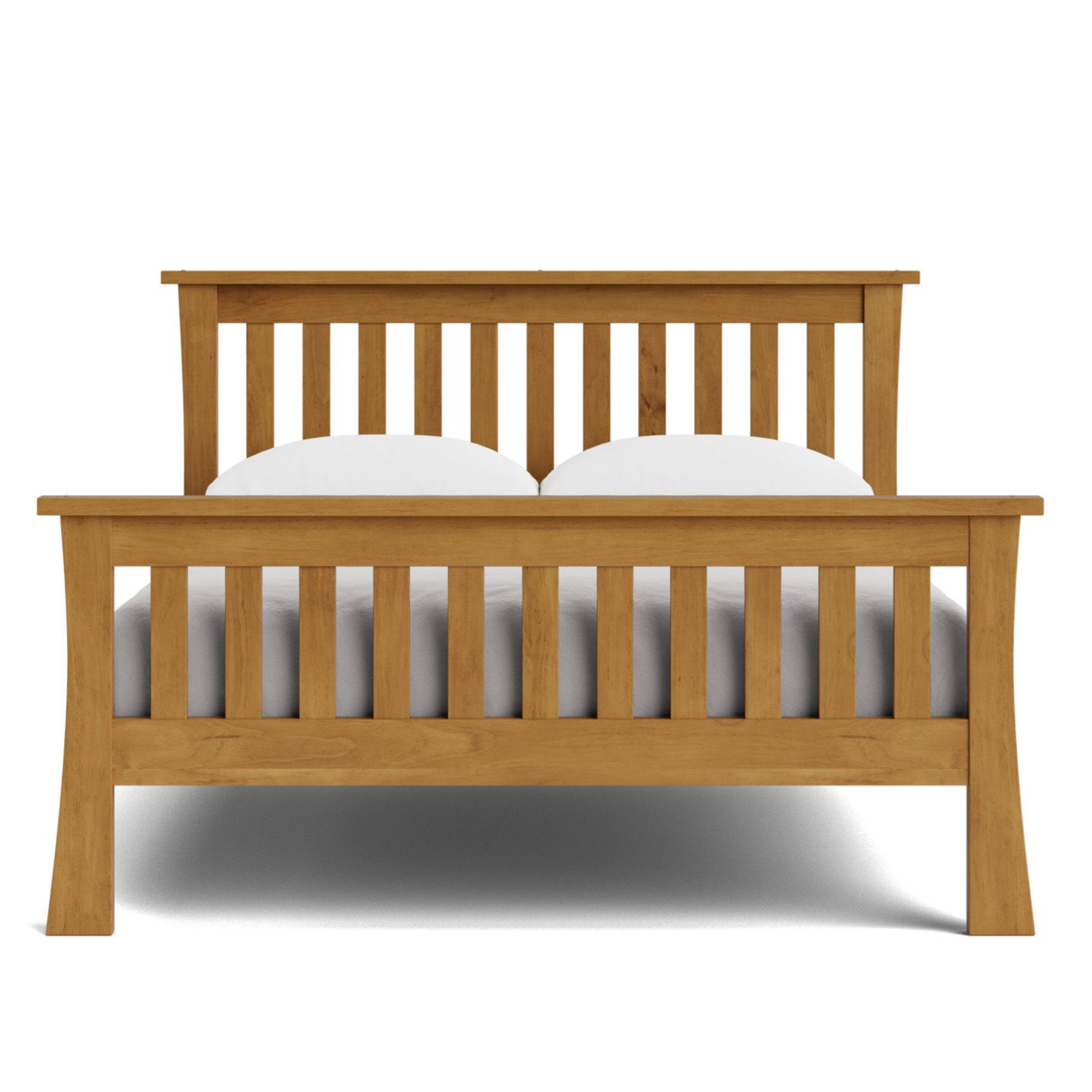 AMBROSE SLAT BED WITH HIGH FOOT | ALL SIZES | NZ MADE BEDROOM FURNITURE