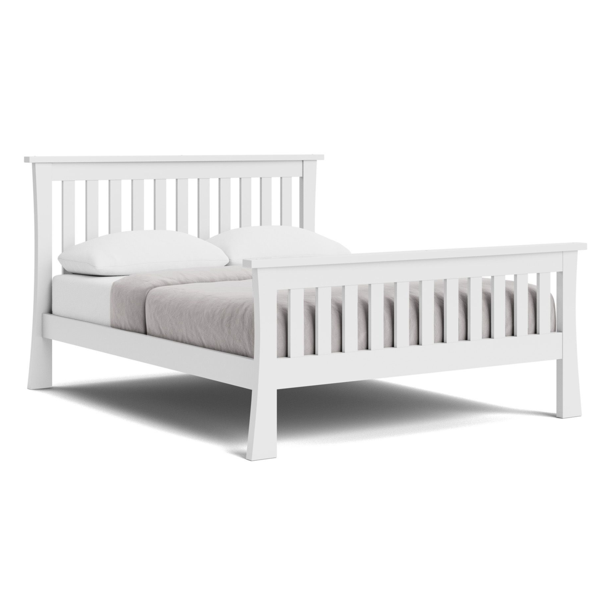 Hudson Slat Bed with High-Foot | NZ Made