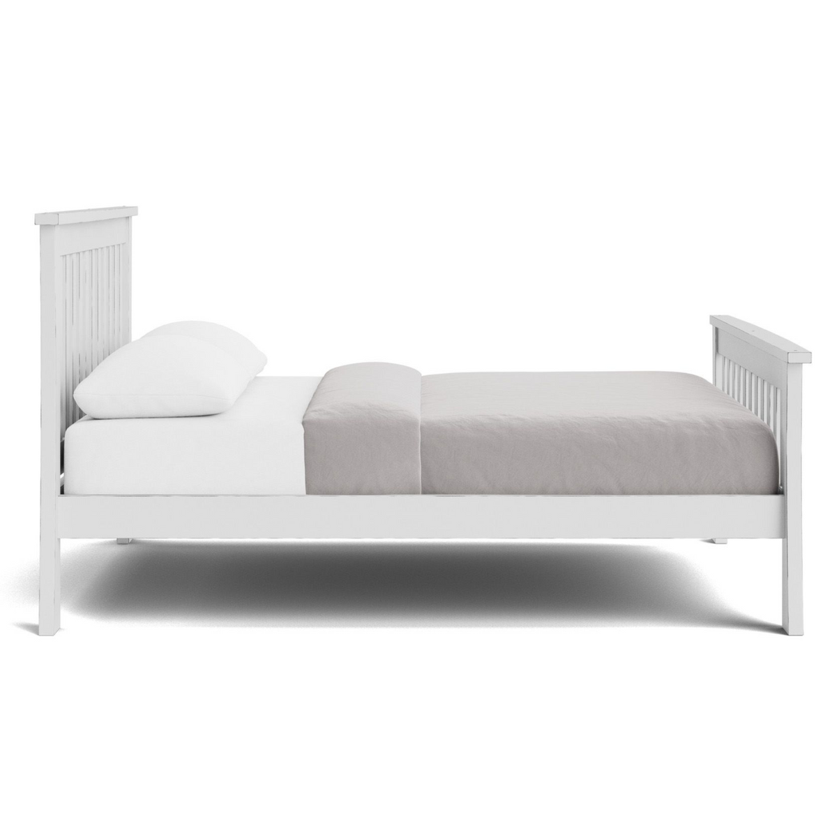 AMBROSE SLAT BED WITH HIGH FOOT ALL SIZES NZ MADE BEDROOM FURNITURE