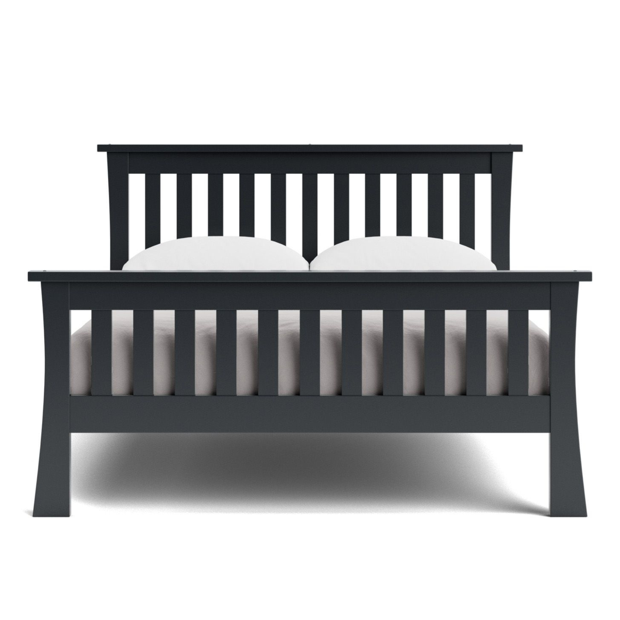 AMBROSE SLAT BED WITH HIGH FOOT | ALL SIZES | NZ MADE BEDROOM FURNITURE