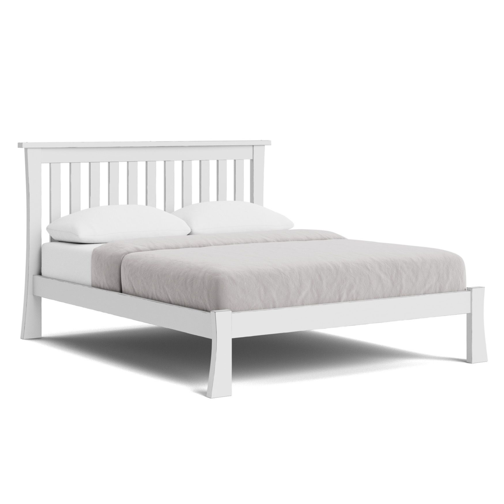 AMBROSE SLAT BED WITH LOW FOOT | ALL SIZES | NZ MADE BEDROOM FURNITURE