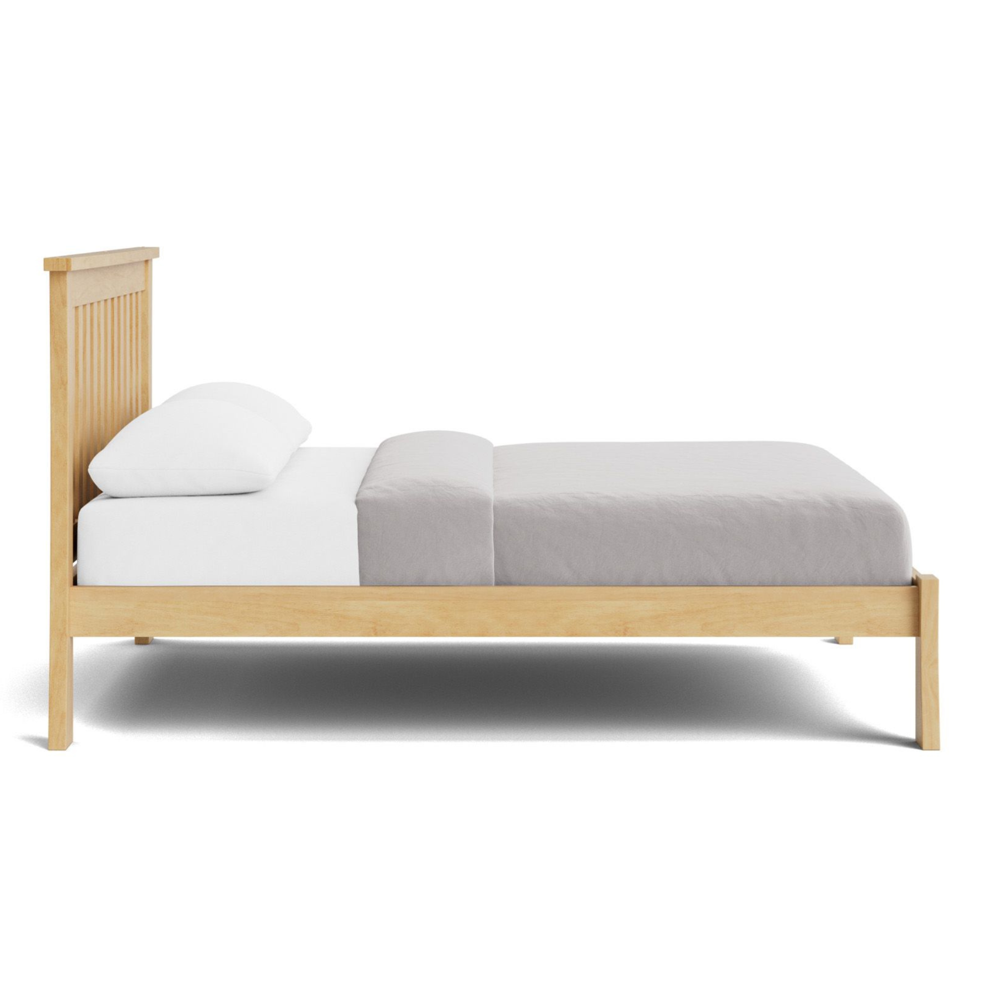 AMBROSE SLAT BED WITH LOW FOOT | ALL SIZES | NZ MADE BEDROOM FURNITURE