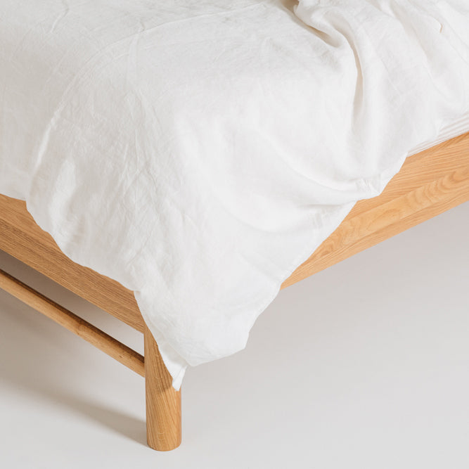 MEIKO SOLID OAK SLAT BED | SUPER KING