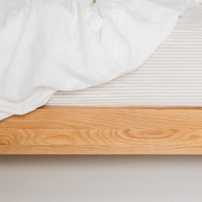 MEIKO SOLID OAK SLAT BED | SUPER KING