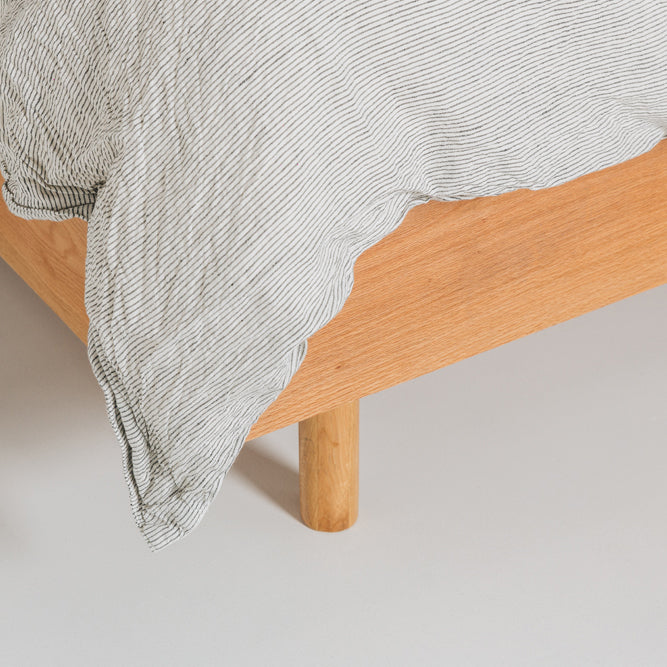 NIKKO OAK SLAT BED | SUPER KING