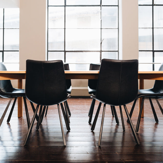 RUSTIC DINING CHAIR  | VINTAGE BLACK