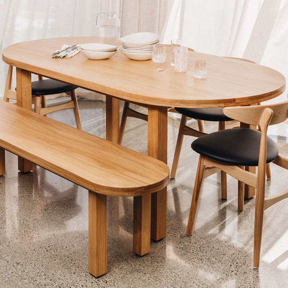 ARC OAK BENCH SEAT